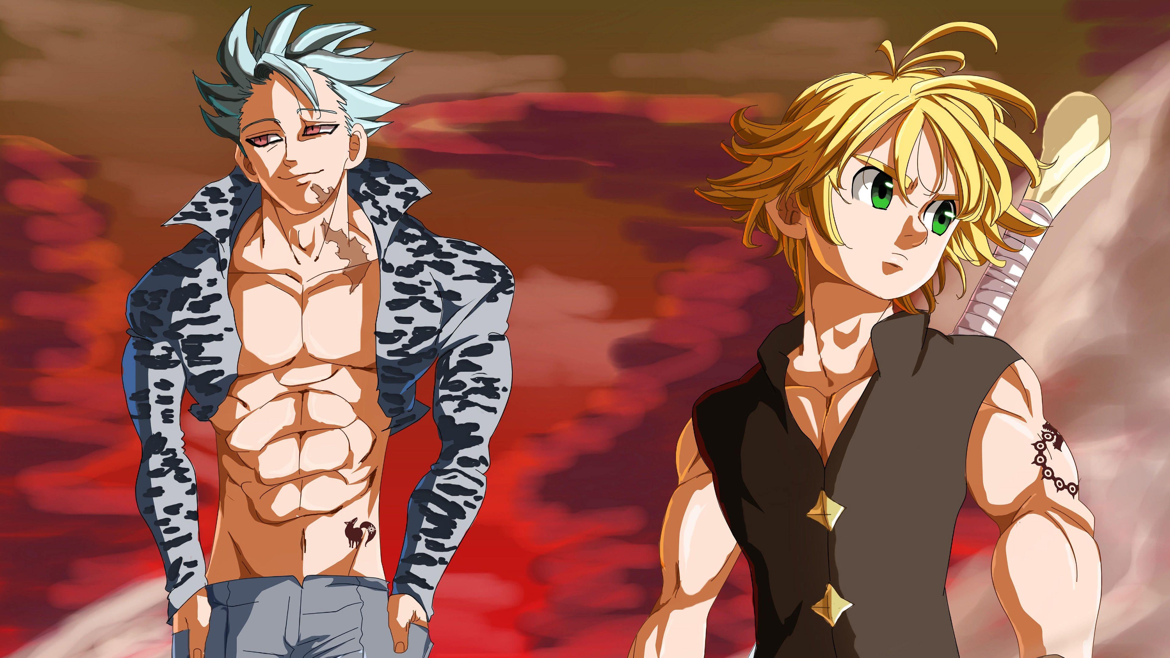 3840x2160 Nanatsu No Taizai Seven Deadly Sins Band And Meliodas