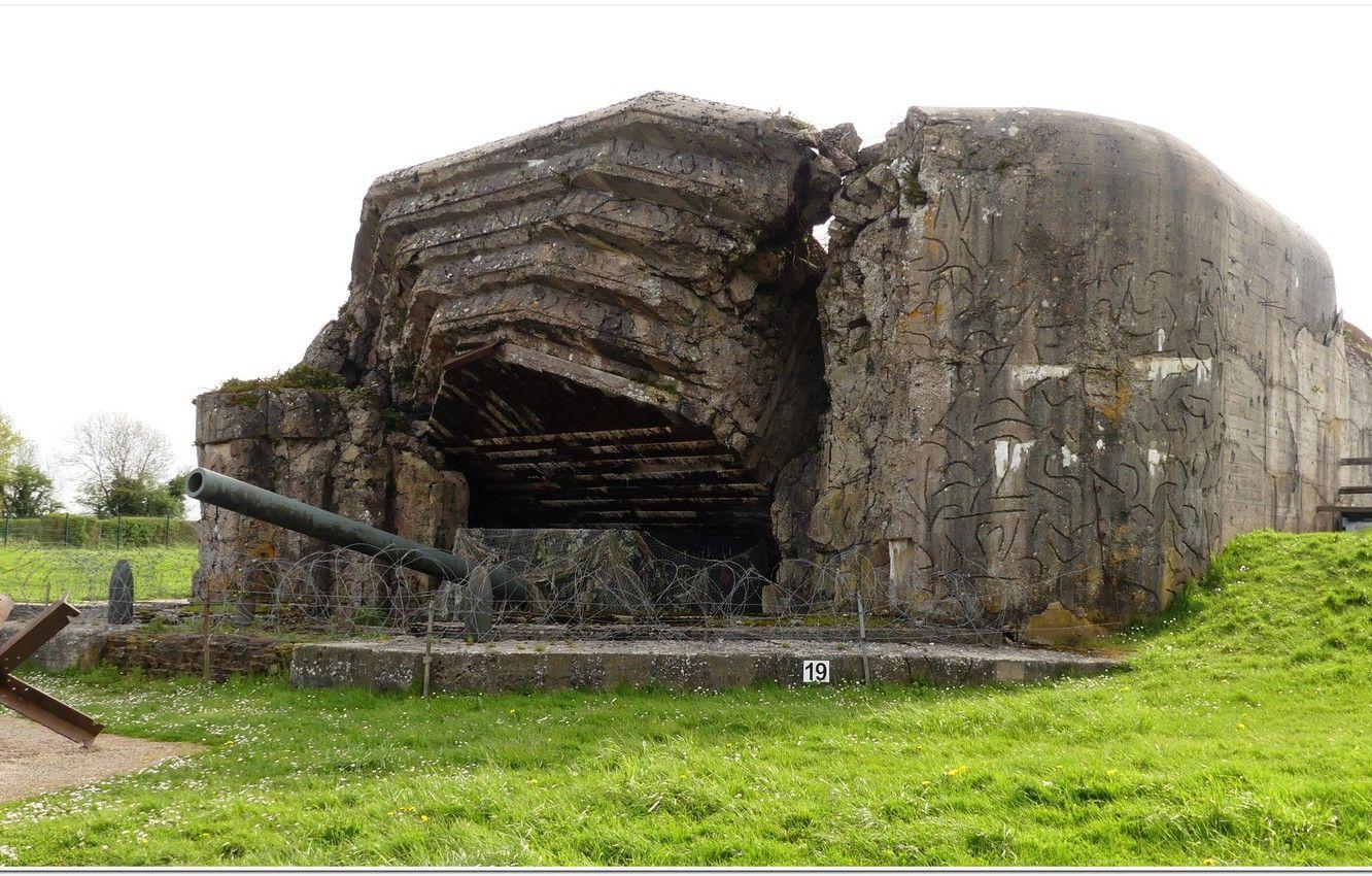 1332x850 Wallpaper Gun, Normandy, Artillery, D Day, Overlord, Dutch Bunker