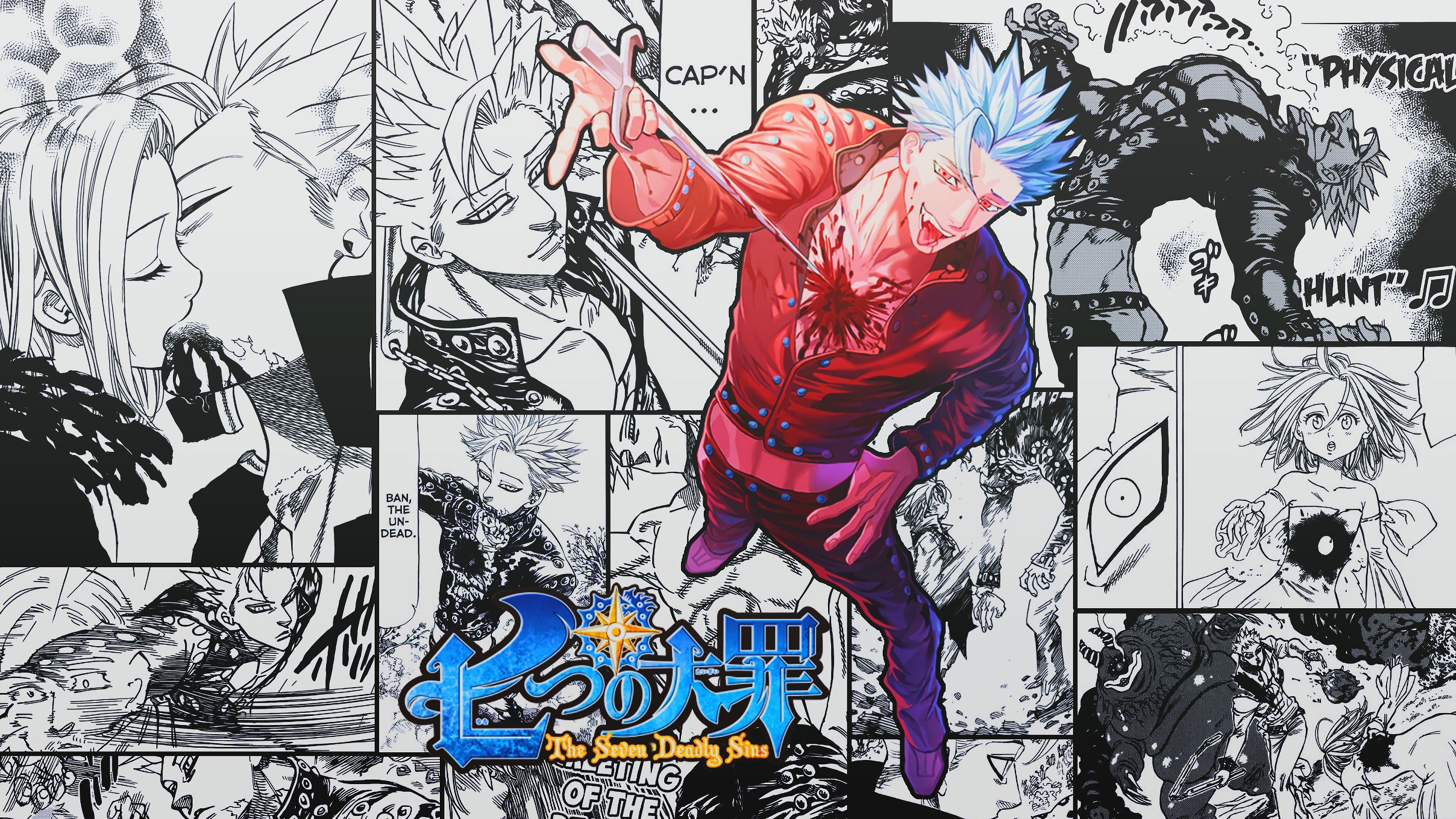 3840x2160 Ban, Nanatsu No Taizai, The Seven Deadly Sins, Anime