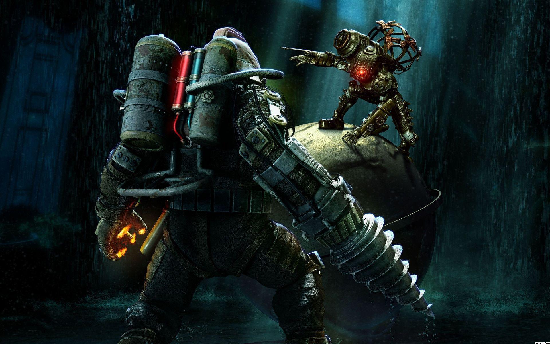 1920x1200 BioShock Big Daddy Wallpaper