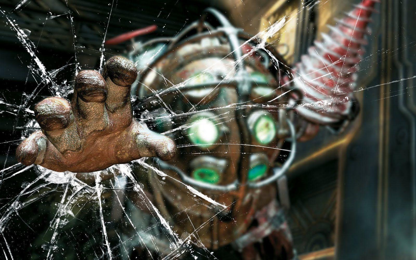 1600x1000 Big Daddy wallpaper (Bioshock). Bioshock, Broken screen wallpaper