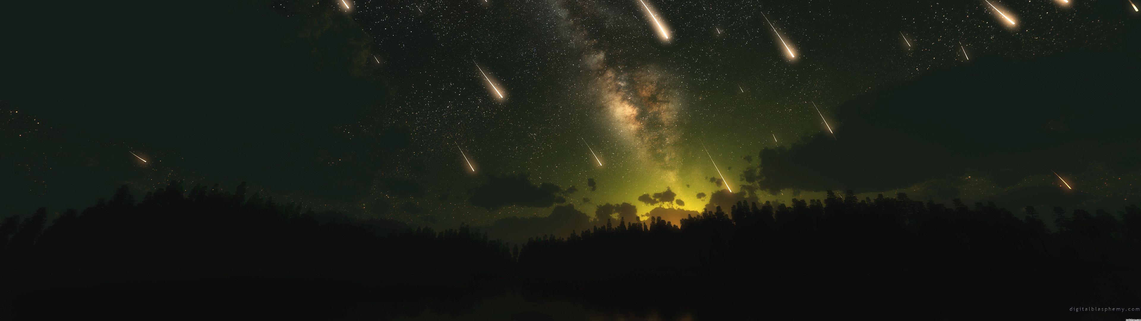3840x1080 Dual Screen Space Wallpaper