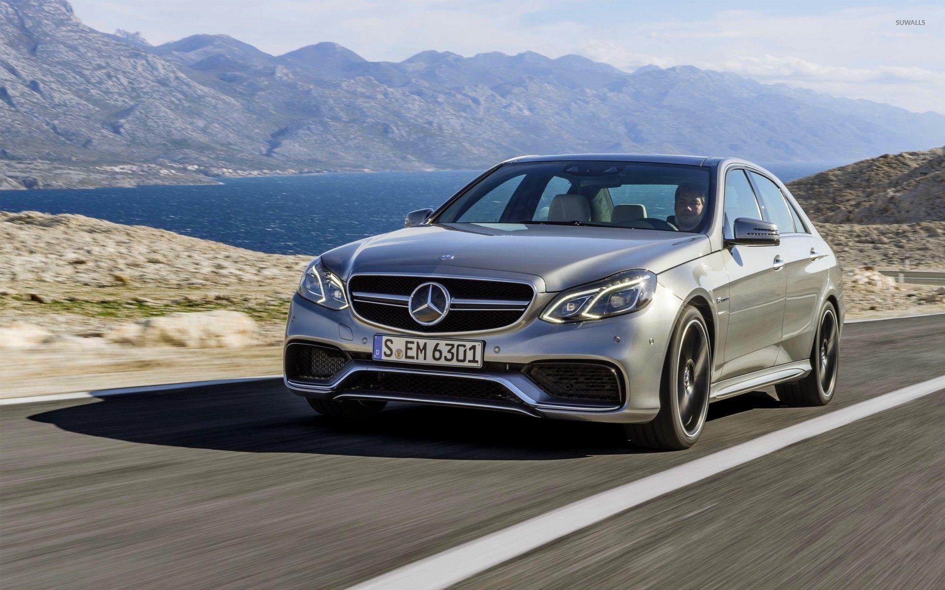 1920x1200 Mercedes Benz E Class On The Road Wallpaper Wallpaper