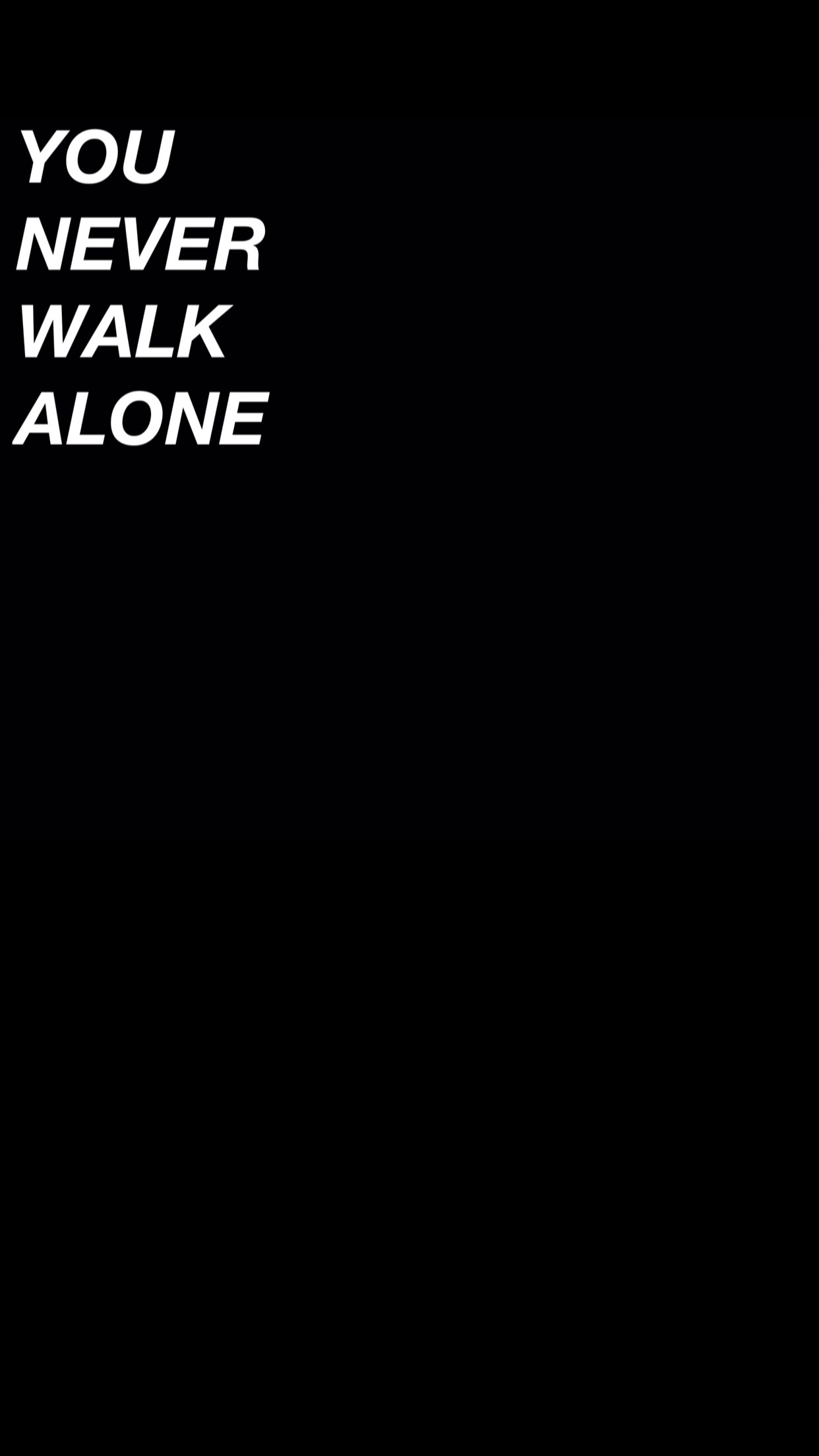 1242x2208 I Walk Alone Wallpaper