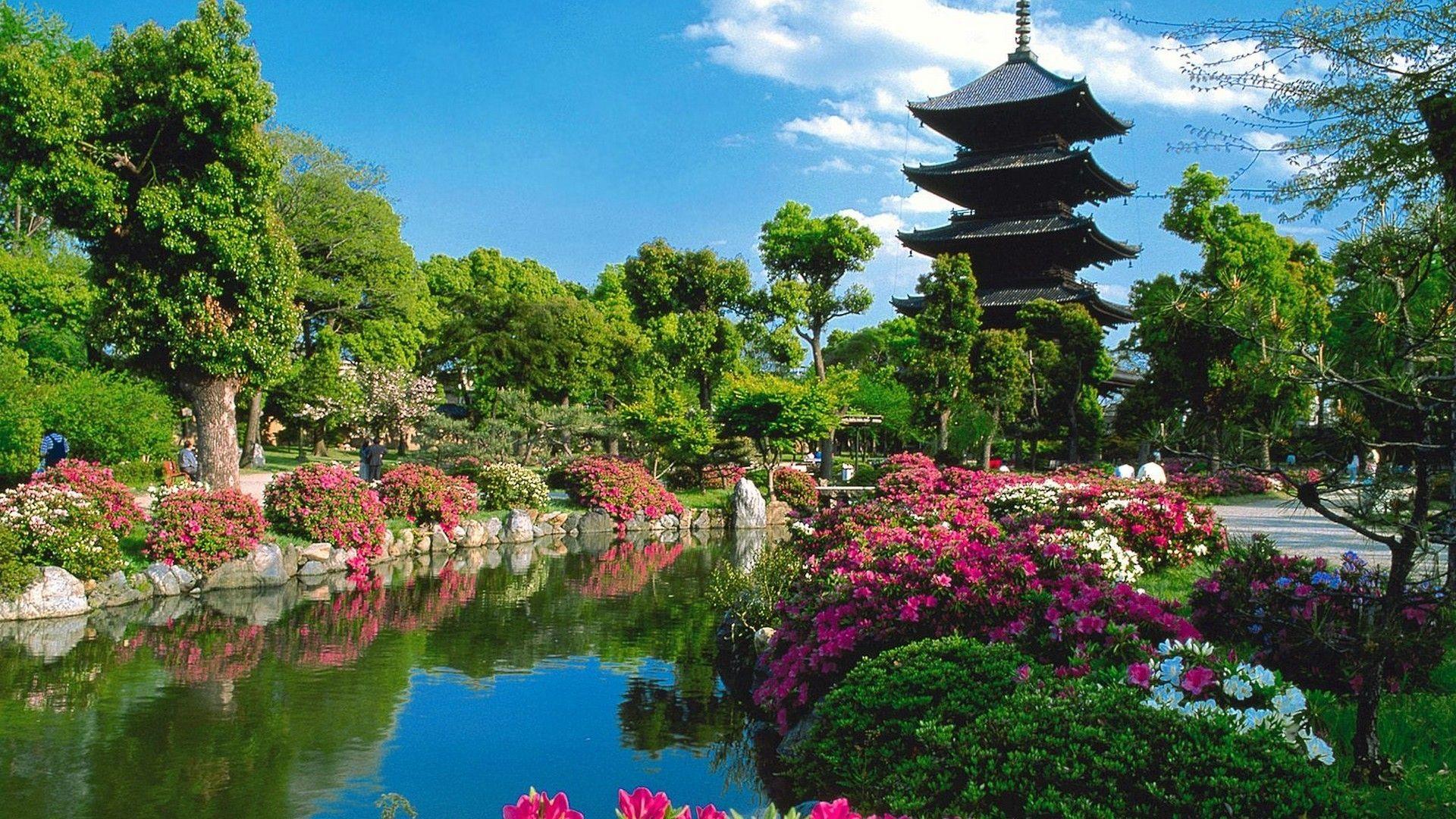 1920x1080 Spring Kyoto Japan