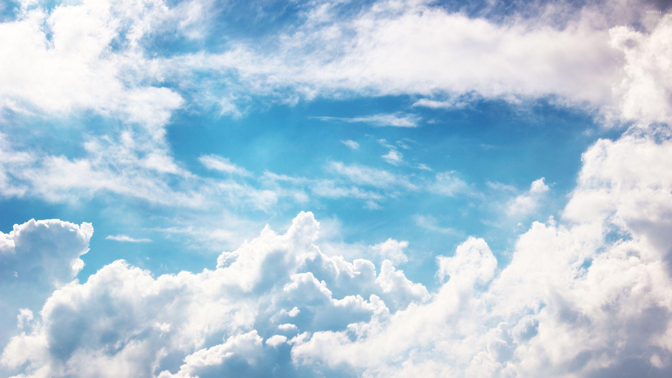 2560x1440 Fuzzy clouds wallpaper wallpaper