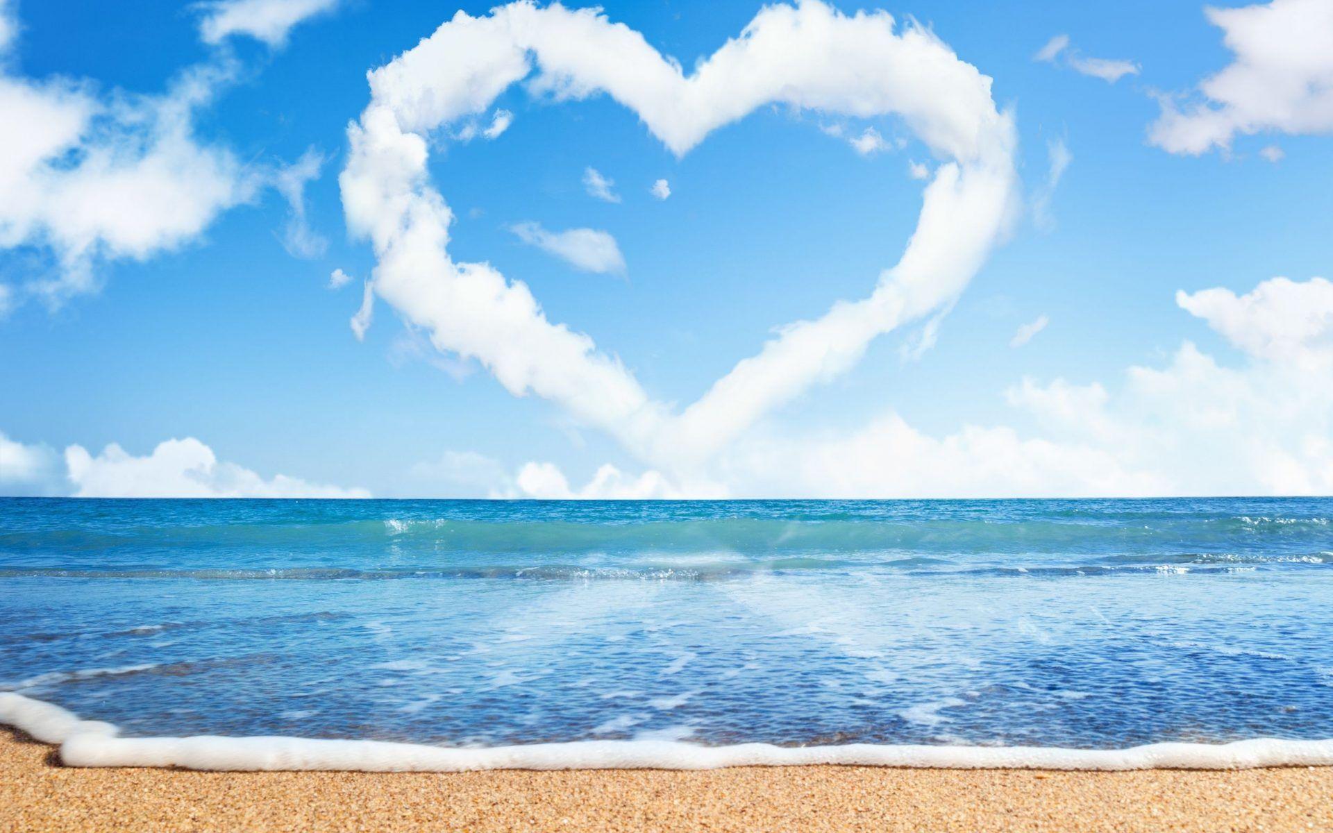 1920x1200 Cloud Background We Heart It. Pink Heart