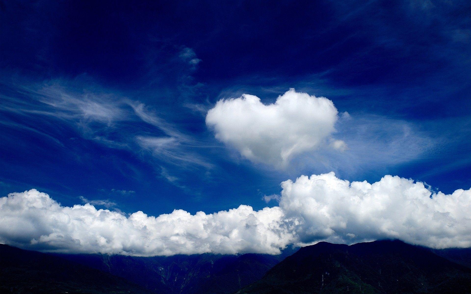 Heart Clouds Wallpapers - Top Free Heart Clouds Backgrounds