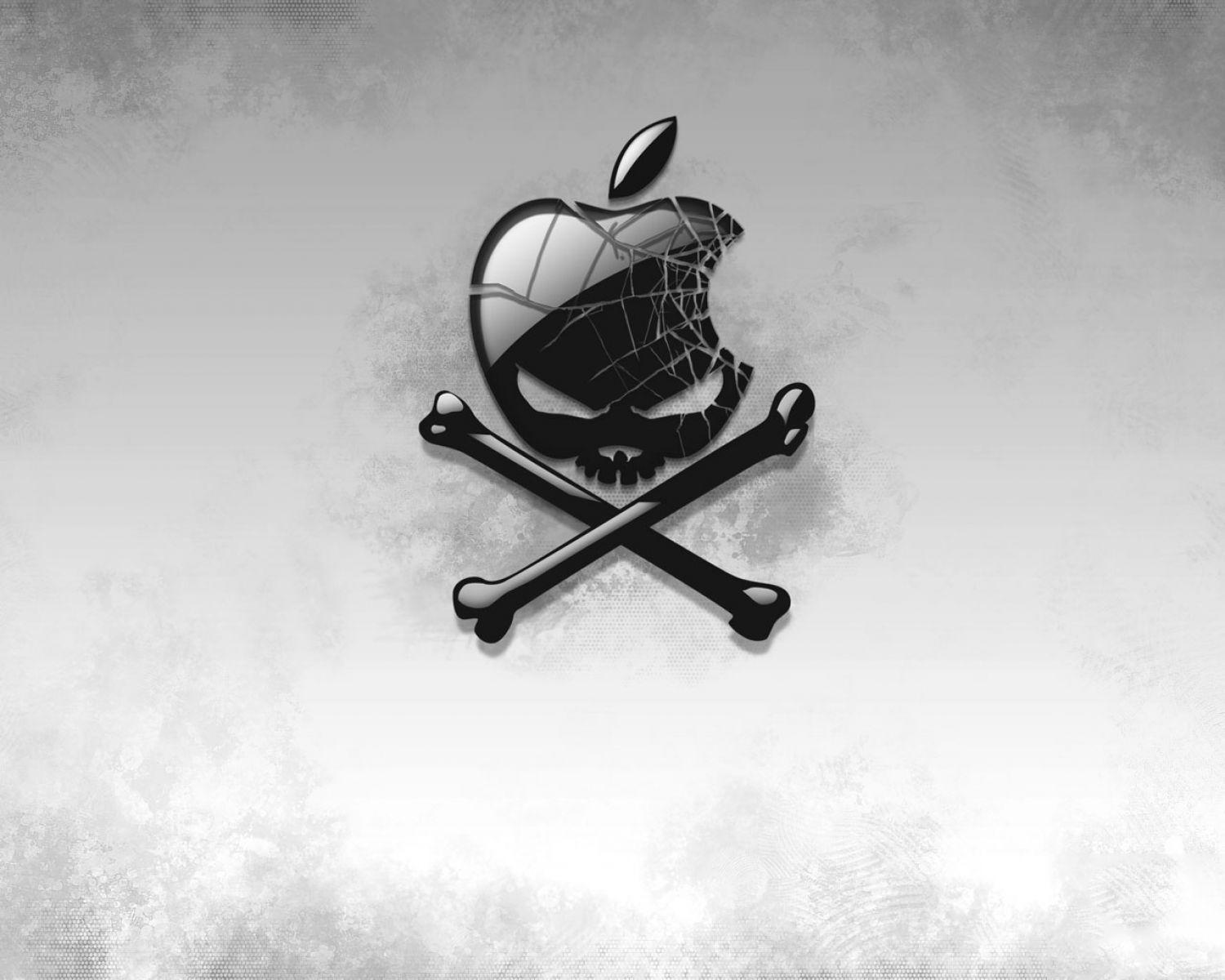 1500x1200 3D Killer Apple Black Wallpaper. HD 3D and Abstract Wallpaper