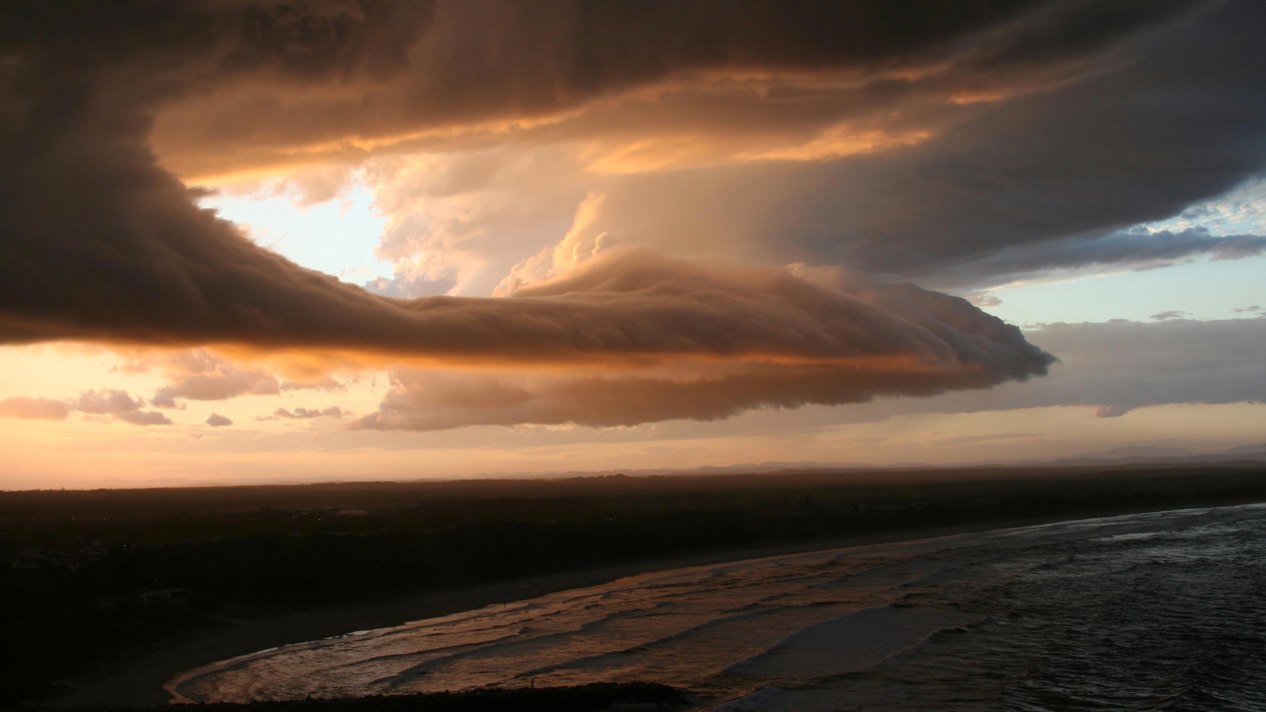 2560x1440 Storm Clouds Wallpaper