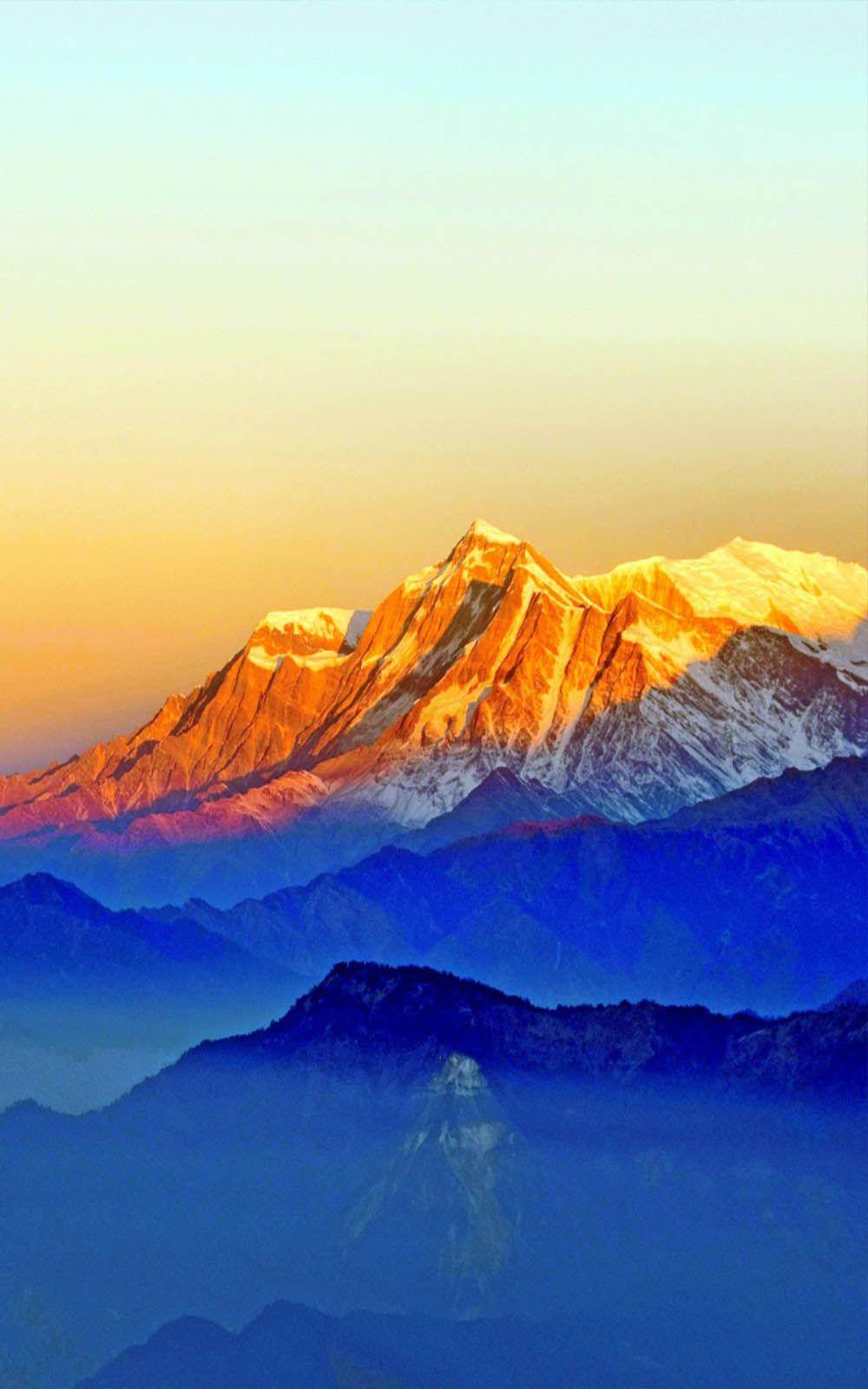 1000x1600 Amazing Sunrise Mountains Free HD Mobile Wallpaper