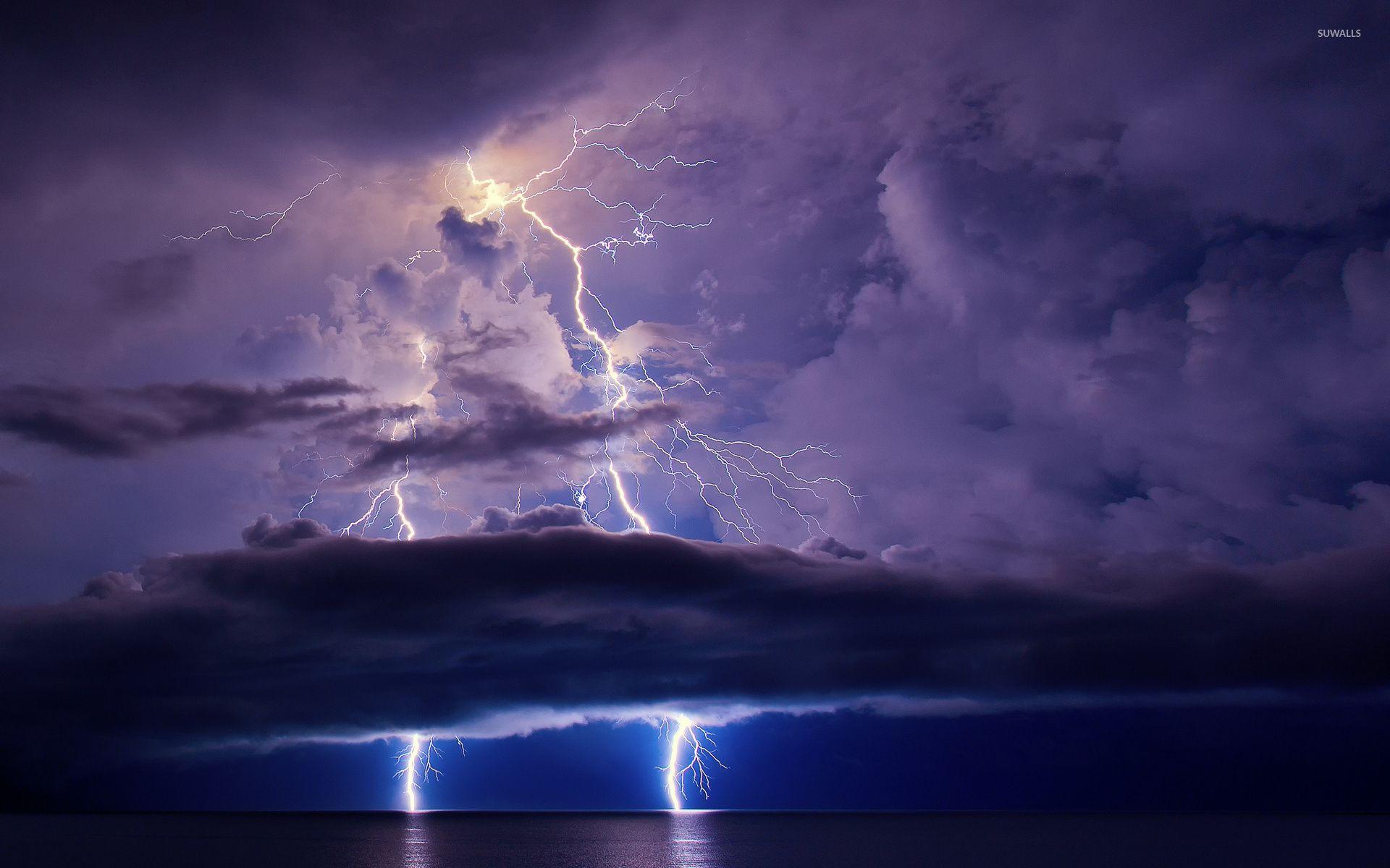 1920x1200 Purple storm clouds wallpaper wallpaper