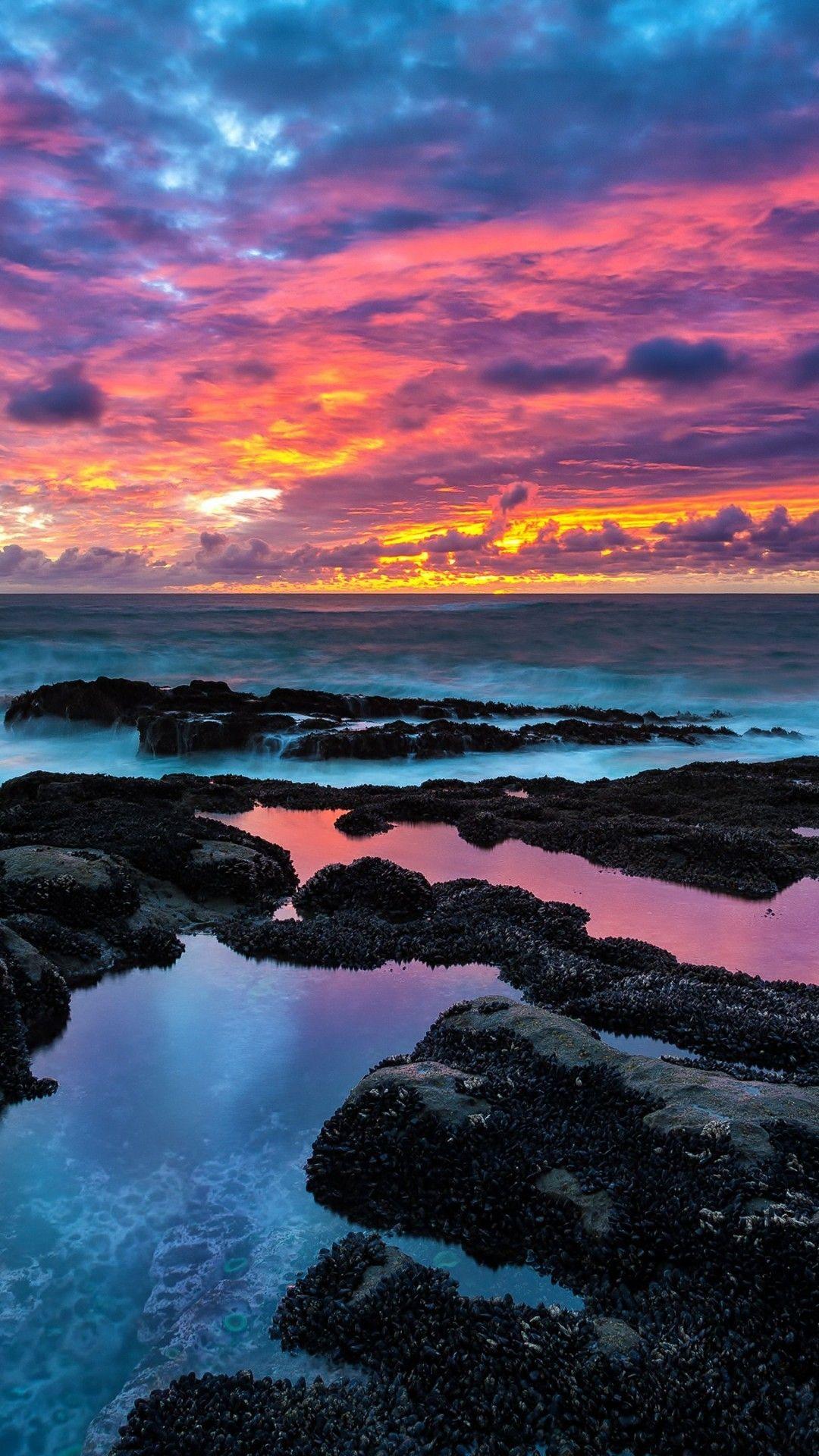 1080x1920 Colorful Sunsets Wallpaper