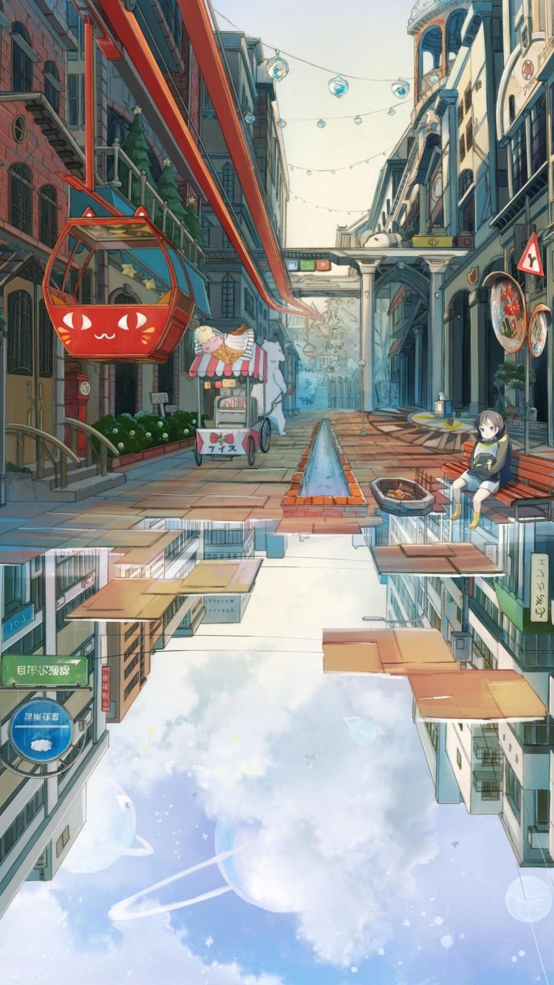 400 Anime City Wallpapers  Wallpaperscom