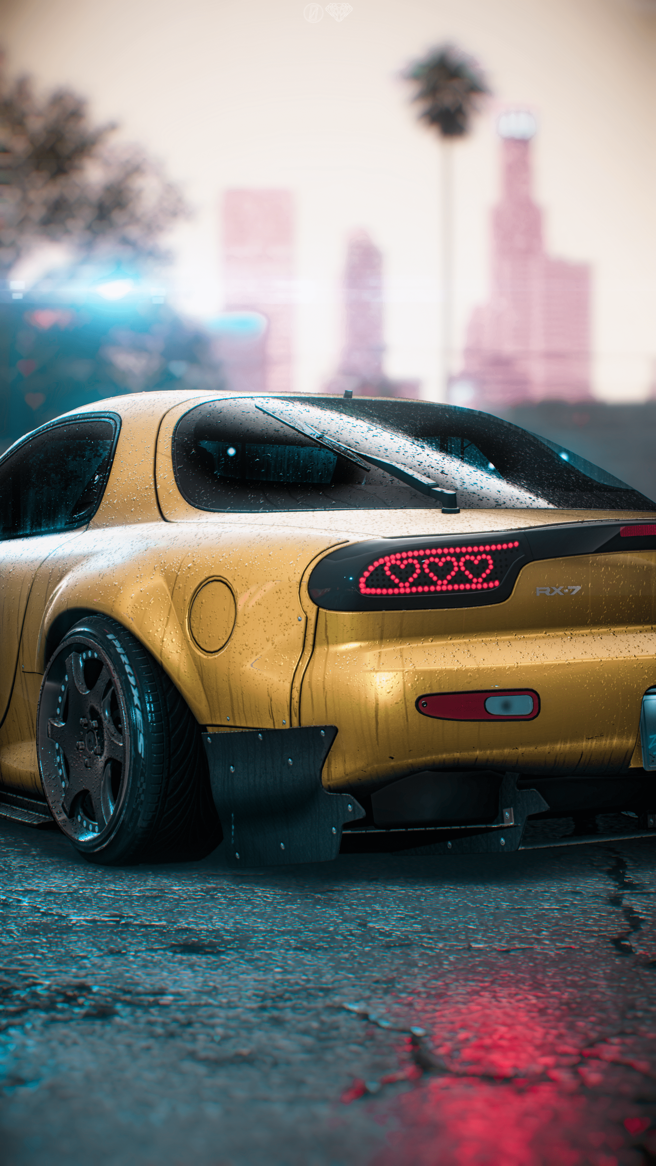 2160x3840 Mazda RX7 FD3S RED SUNrise vol.2