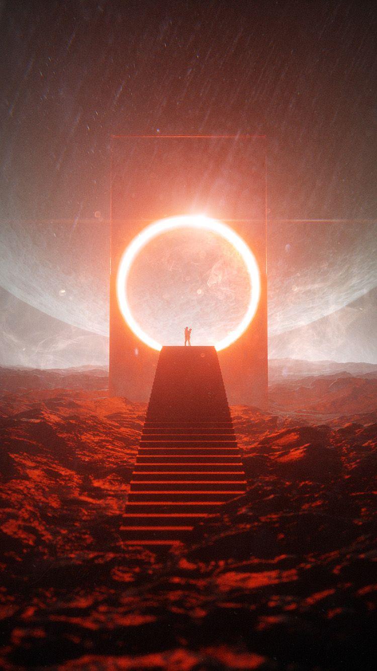 750x1334 Stuart Space Digital Fantasy Art Illustration Wallpaper