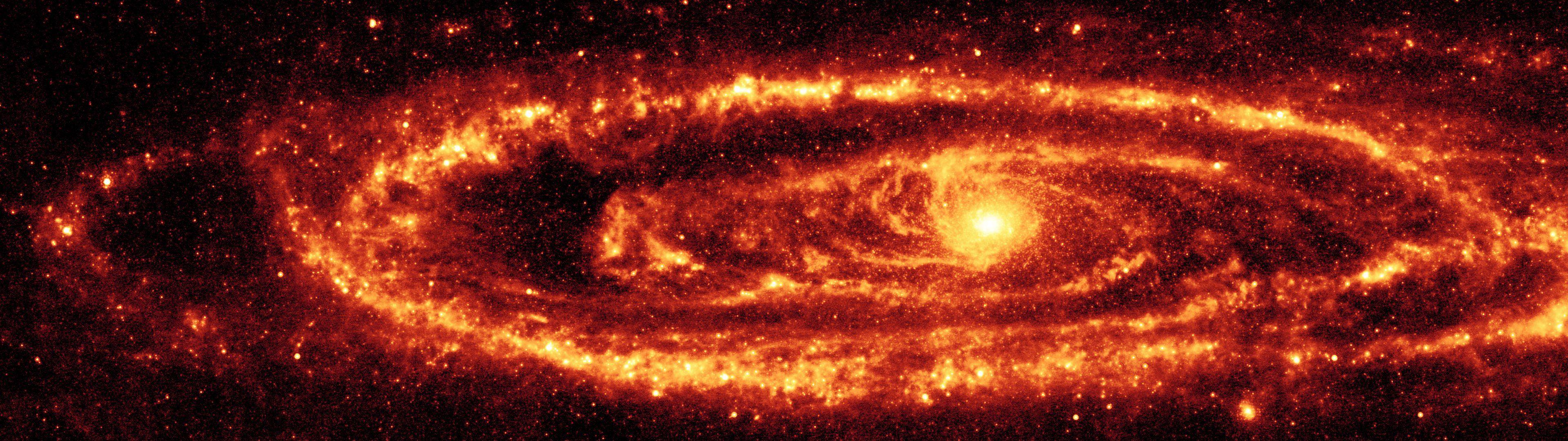 3840x1080 Free download Outer space stars multiscreen wallpaper 3840x1080