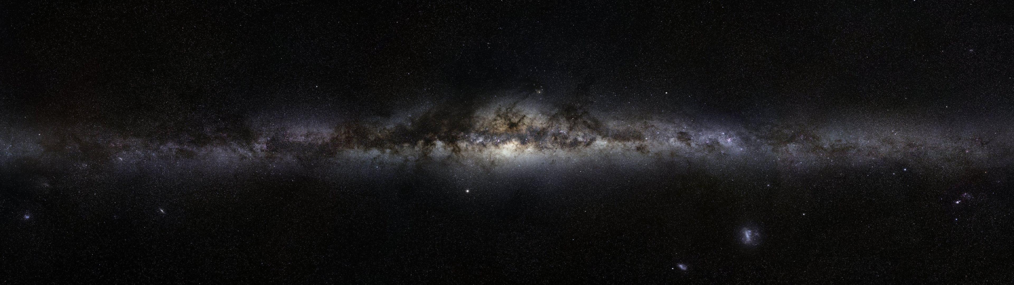 3840x1080 Download 3840x1080 Outer space galaxies milky way 3840x1080 wallpaper