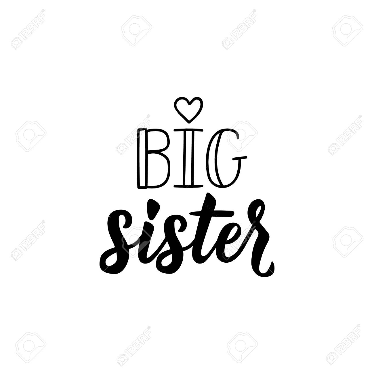1300x1300 Free download Big Sister Lettering Ink Illustration Modern Brush Calligraphy [1300x1300] for your Desktop, Mobile & Tablet. Explore Sister Background. Sister Wallpaper, Sister Background, Little Sister Wallpaper