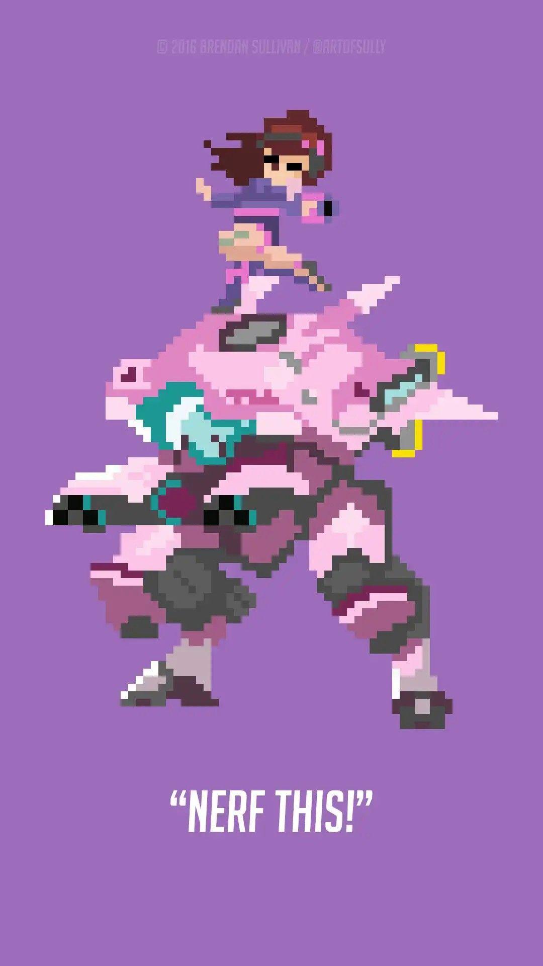 1080x1920 overwatch. Pixel art, Overwatch phone wallpaper