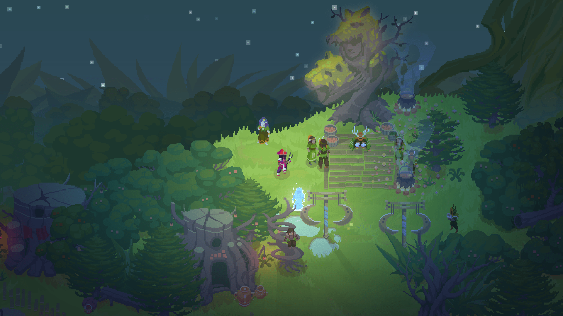 1920x1080 Download 1920x1080 Moon Hunters, Pixel Art Wallpaper