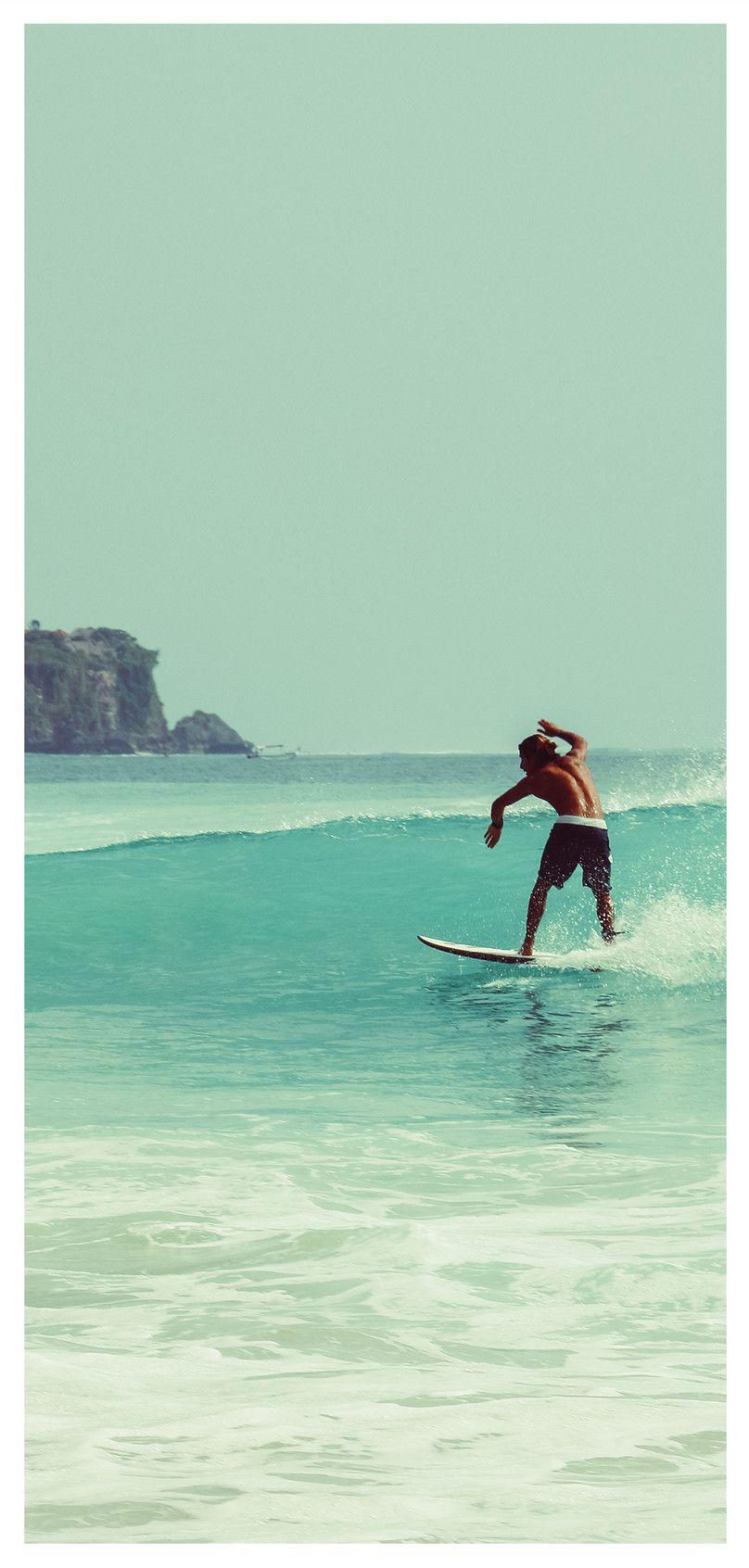 808x1692 surfing mobile phone wallpaper in summer background image free