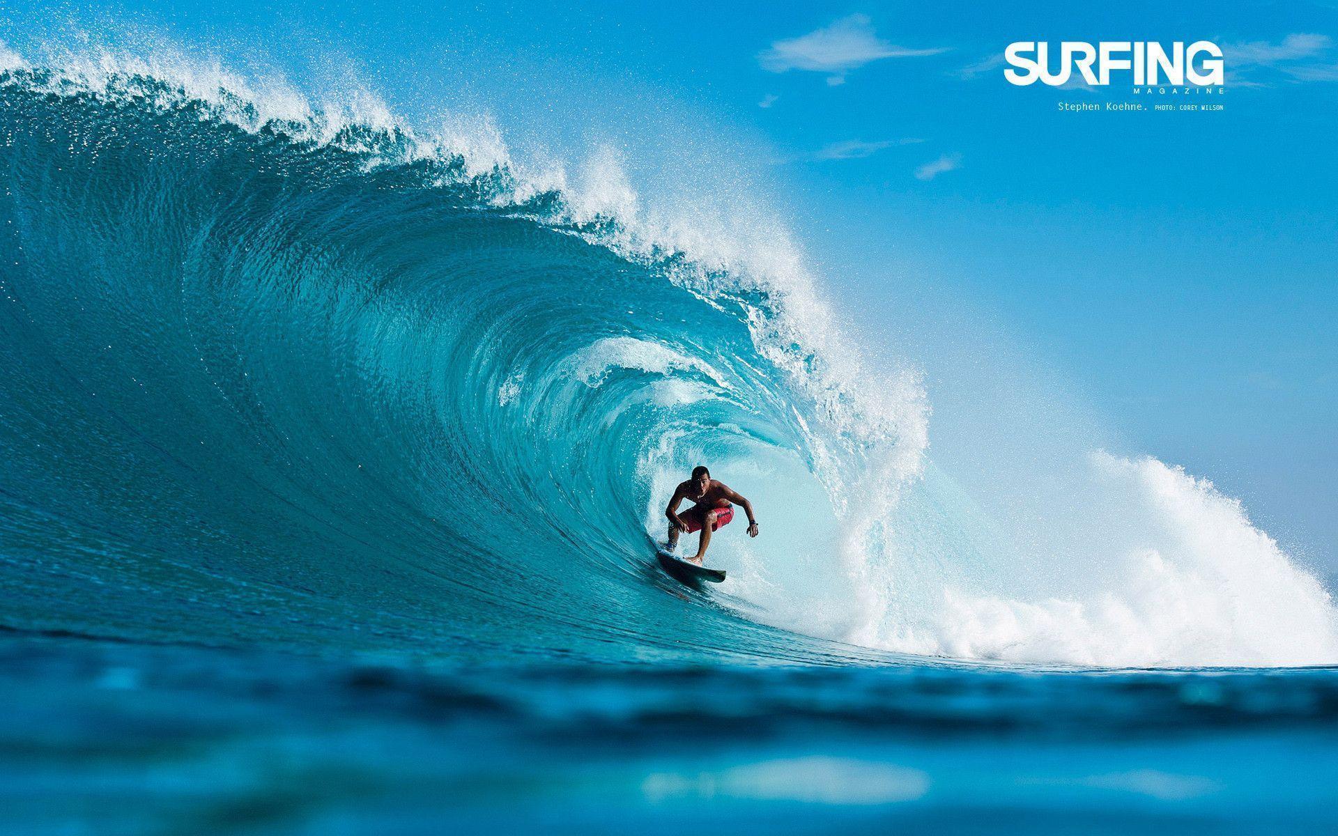 1920x1200 Teahupo'o Surf Wallpaper