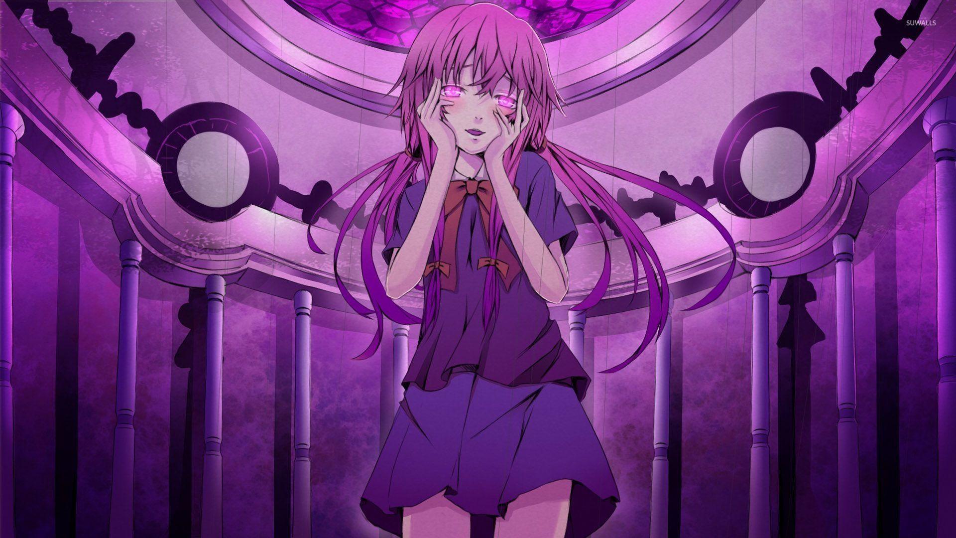 1920x1080 Free download Yuno Gasai Future Diary wallpaper Anime wallpaper