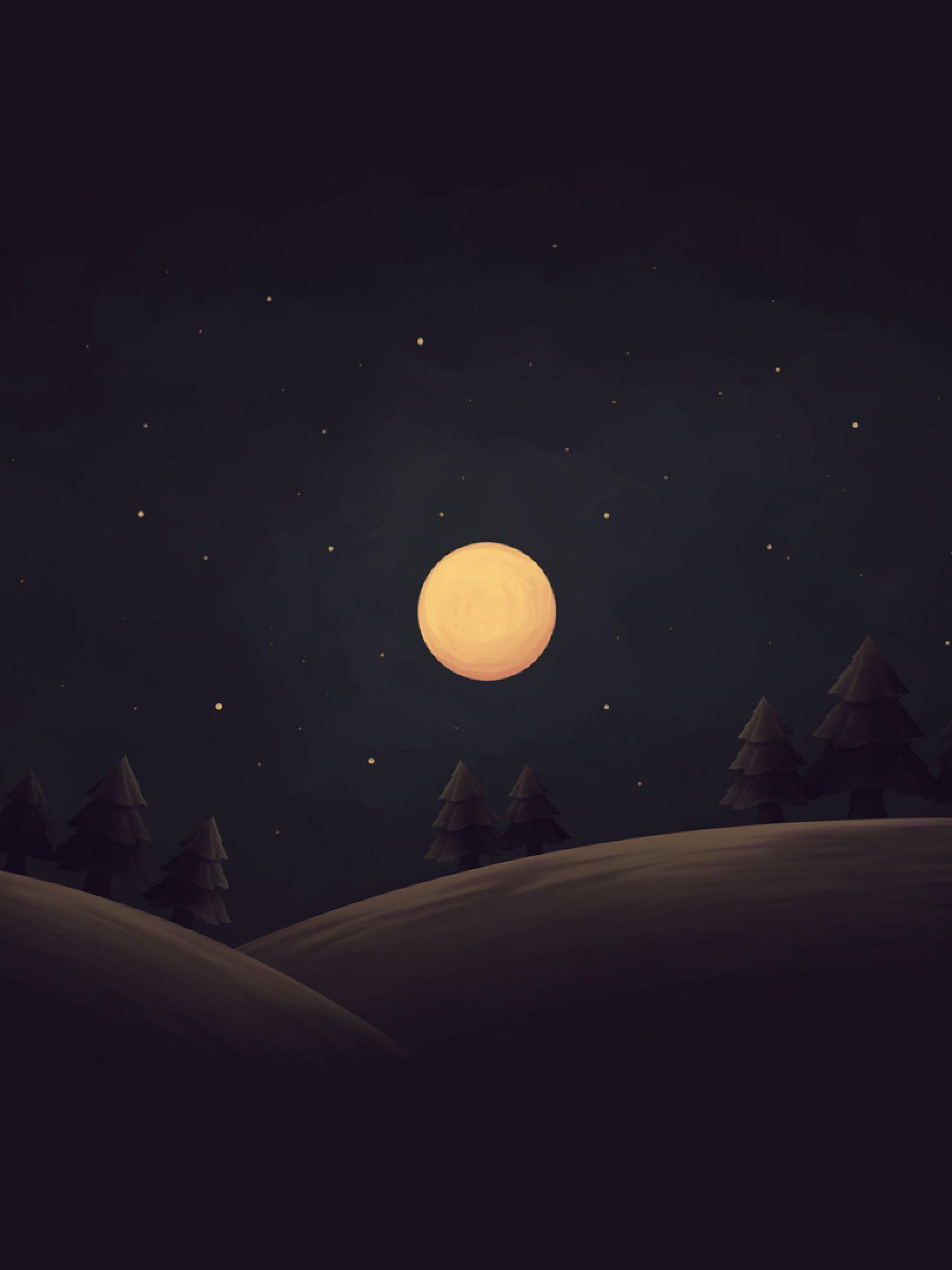 1620x2160 Simple Night 1620x2160 Resolution Wallpaper, HD Artist