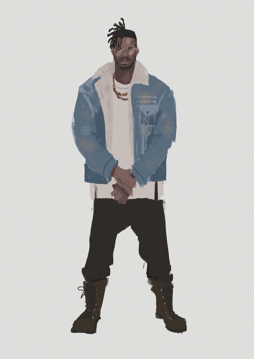 848x1200 炎の女 i'm just feelin' it #Killmonger
