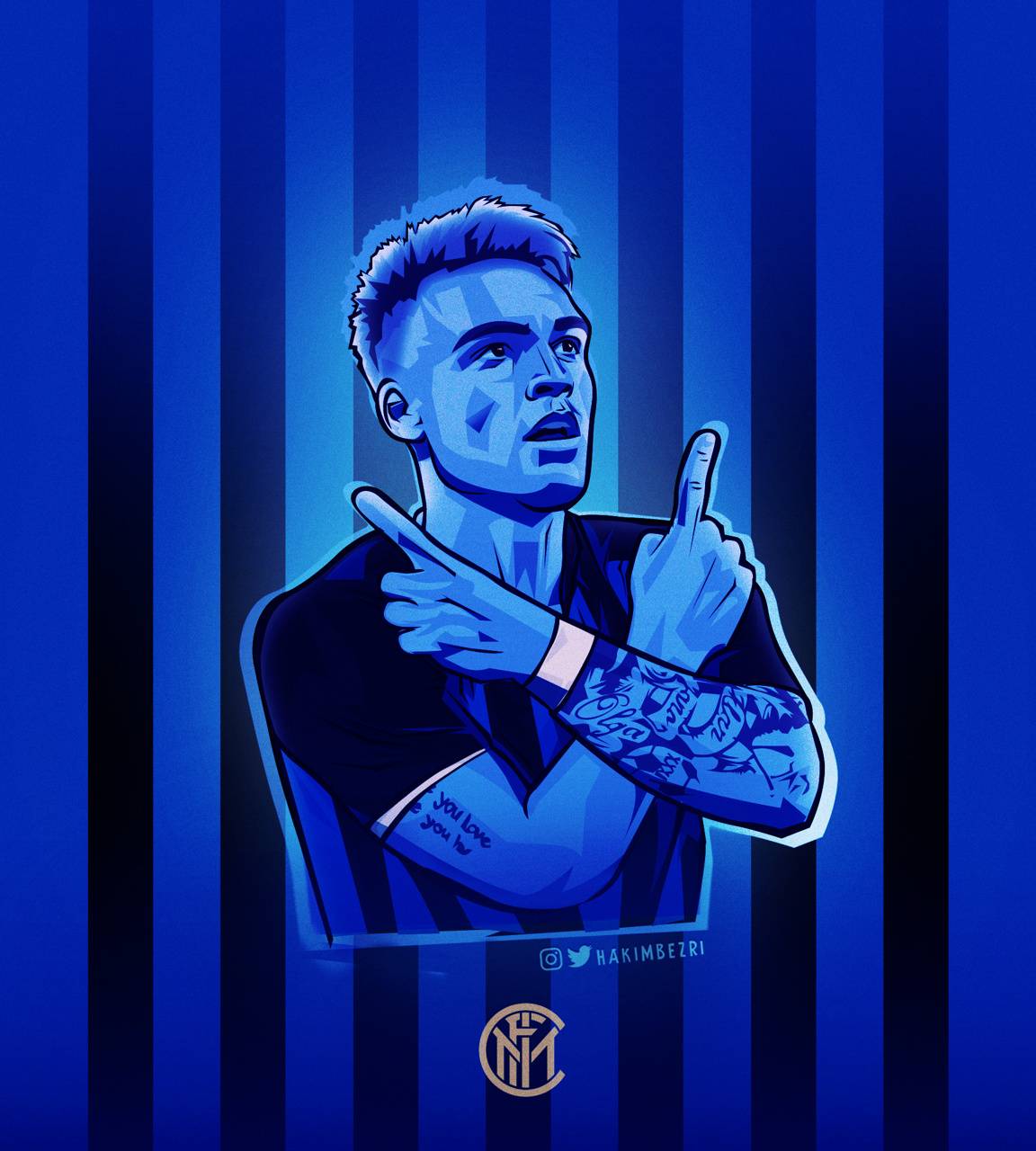 1152x1280 Lautaro Martinez wallpaper
