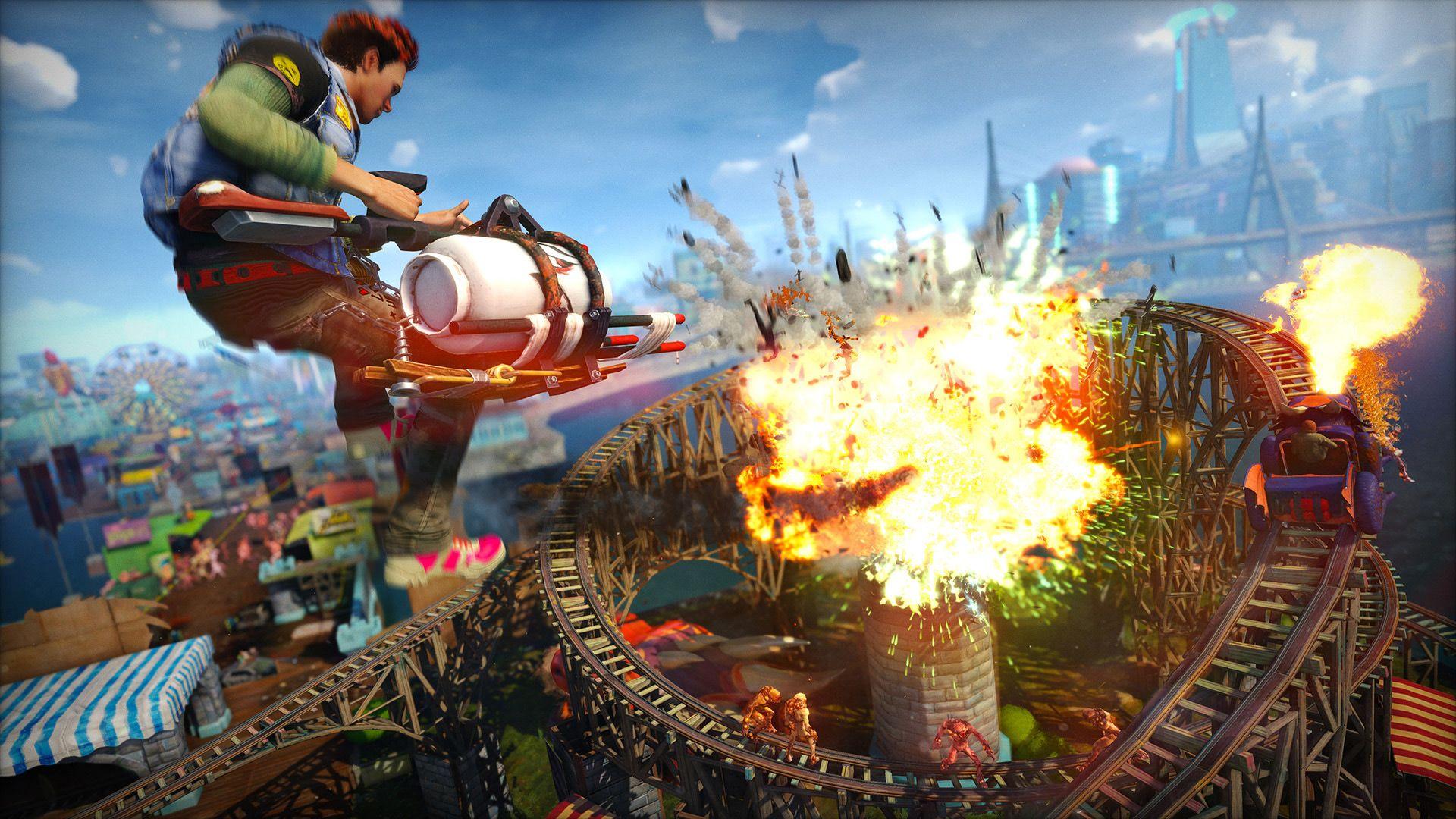 1920x1080 Sunset Overdrive hits PC this week