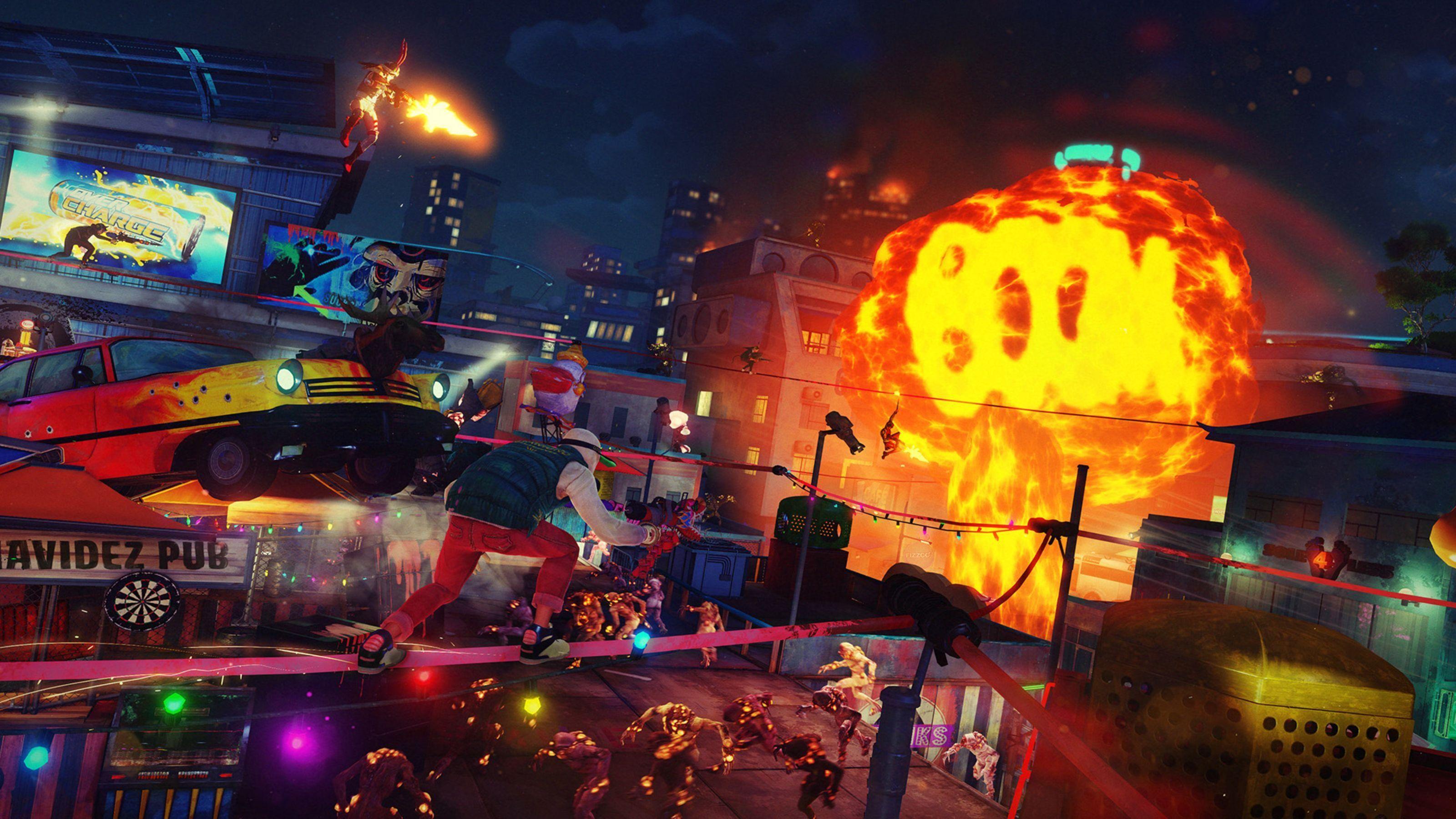 3200x1800 Sunset Overdrive wallpaperx1800