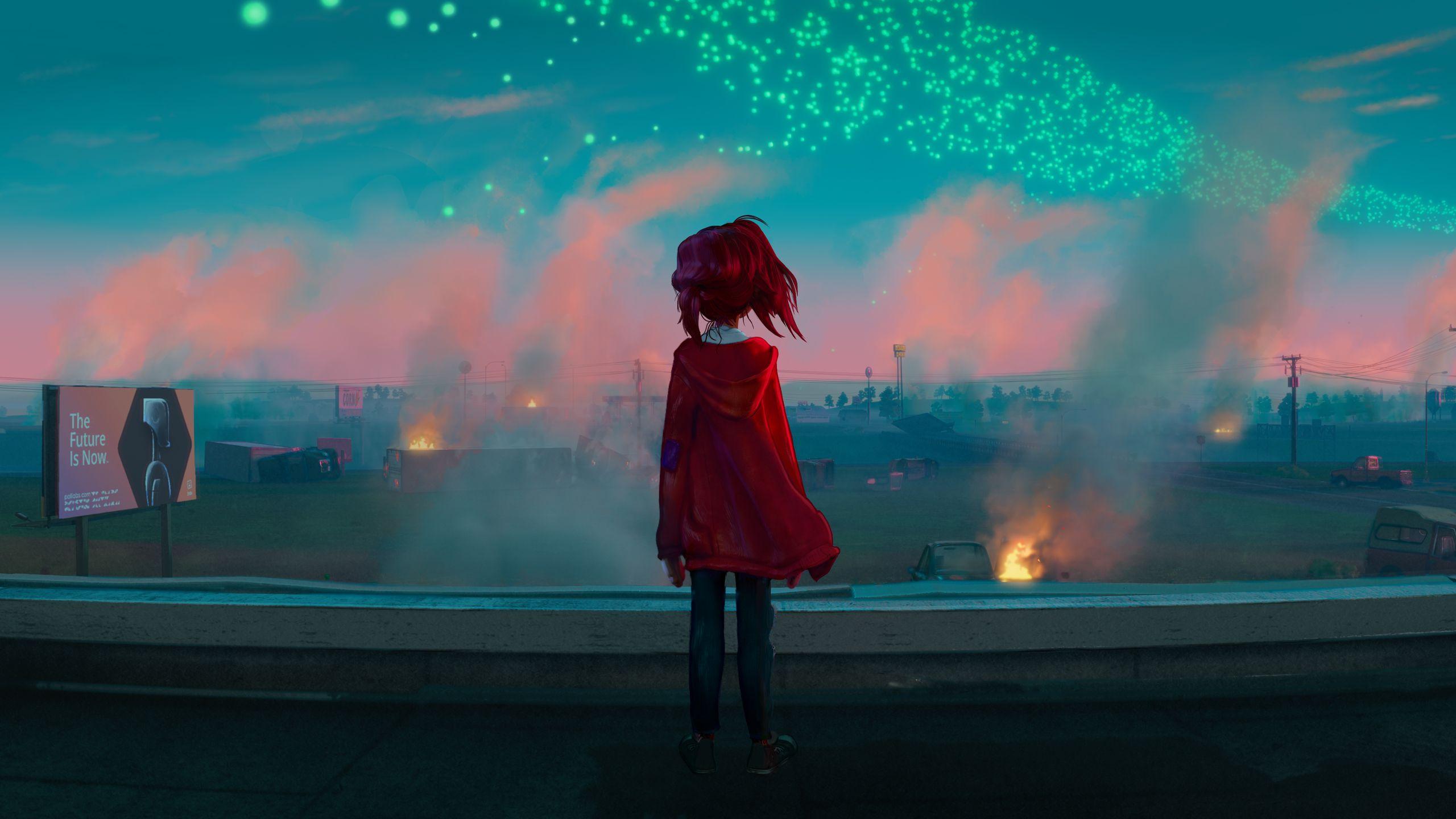 2560x1440 Little Lost Girl 4k 1440P Resolution HD 4k Wallpaper