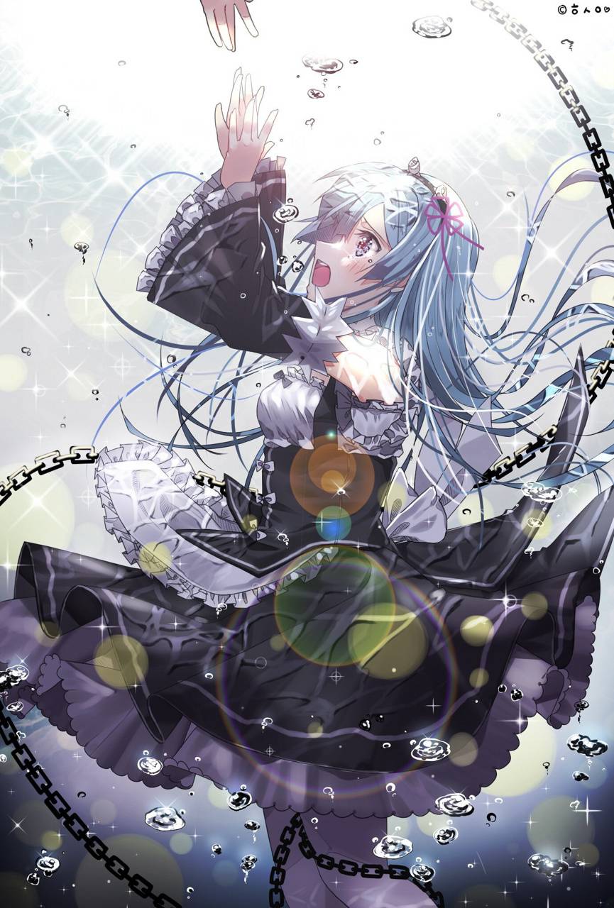 865x1280 Re zero Rem wallpaper