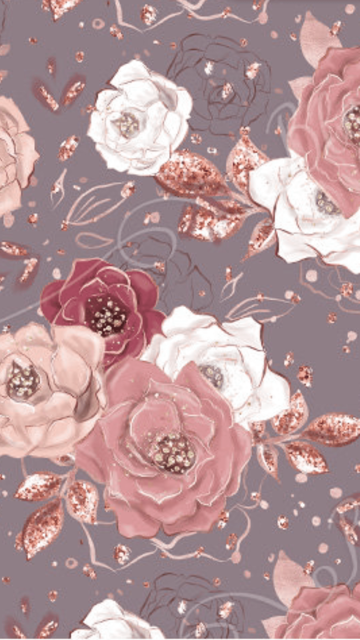 Featured image of post Rose Flower Wallpaper Pinterest : &#039;rose gold glitter geometrical art&#039; poster by newburyboutique.