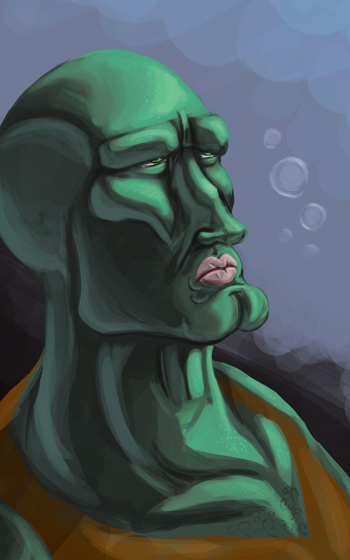 1200x1920 Handsome Squidward Wallpaper