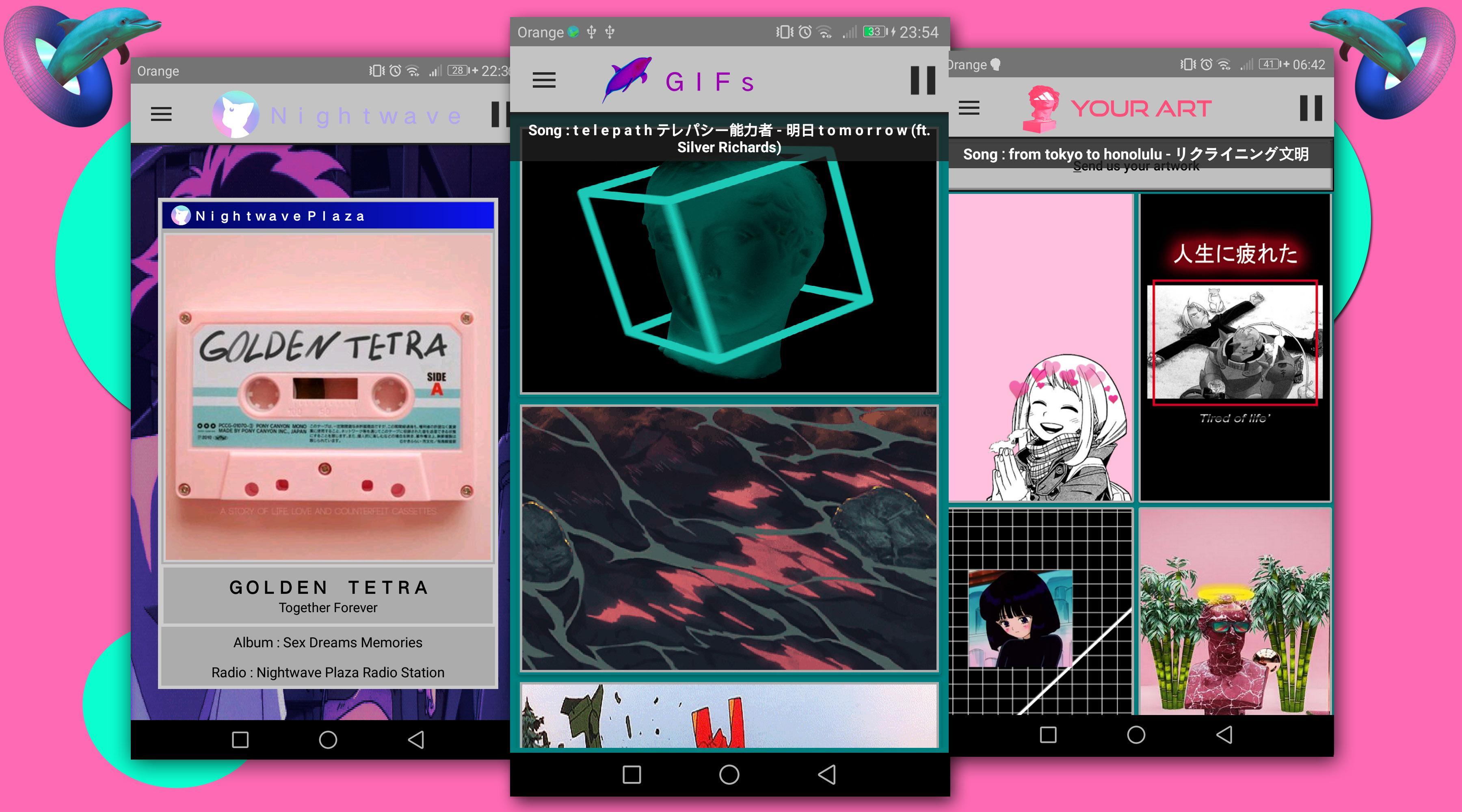 3600x2000 Vaporwave Wallpaper PRO