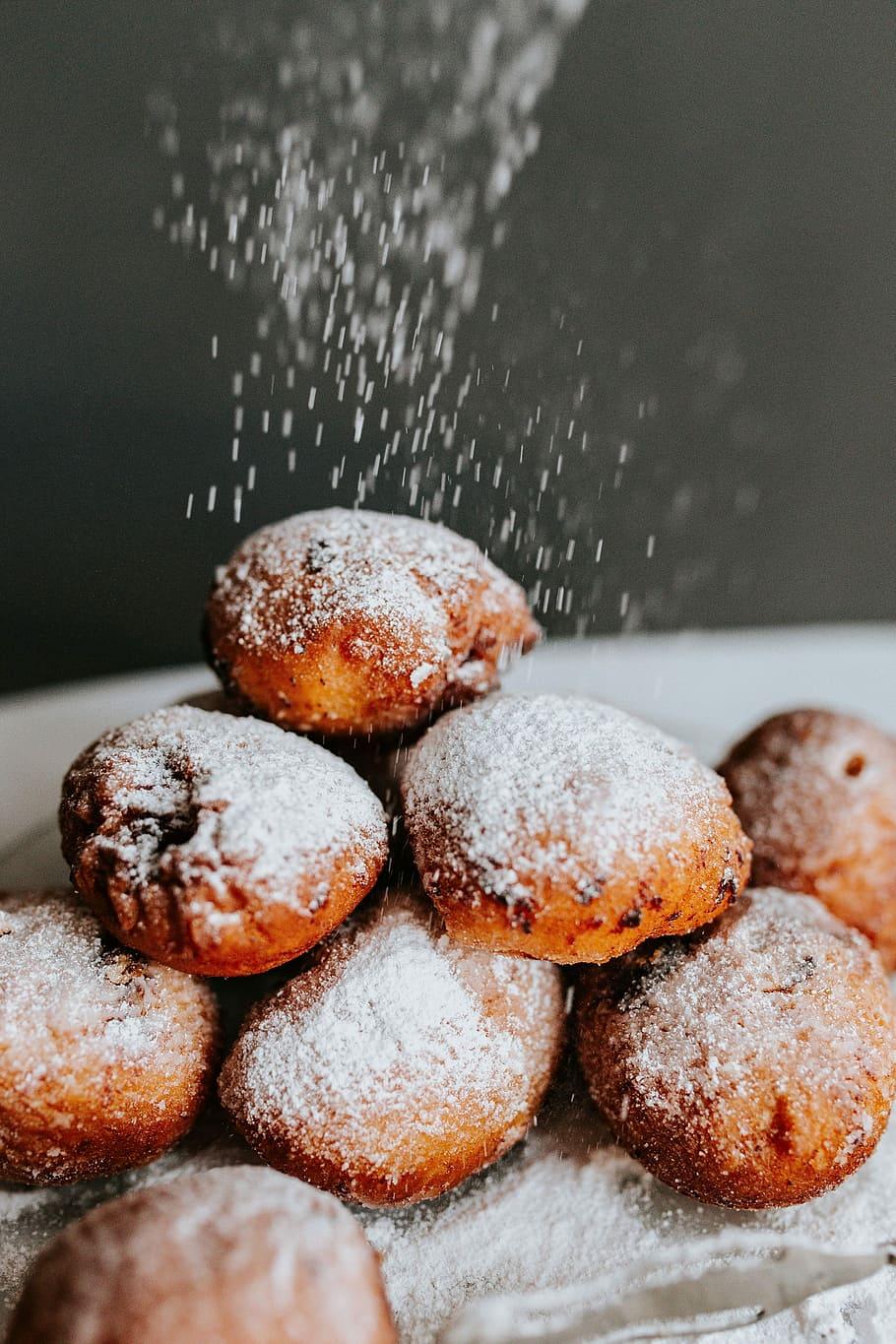 910x1365 HD wallpaper: Pączki polish doughnuts, flowers