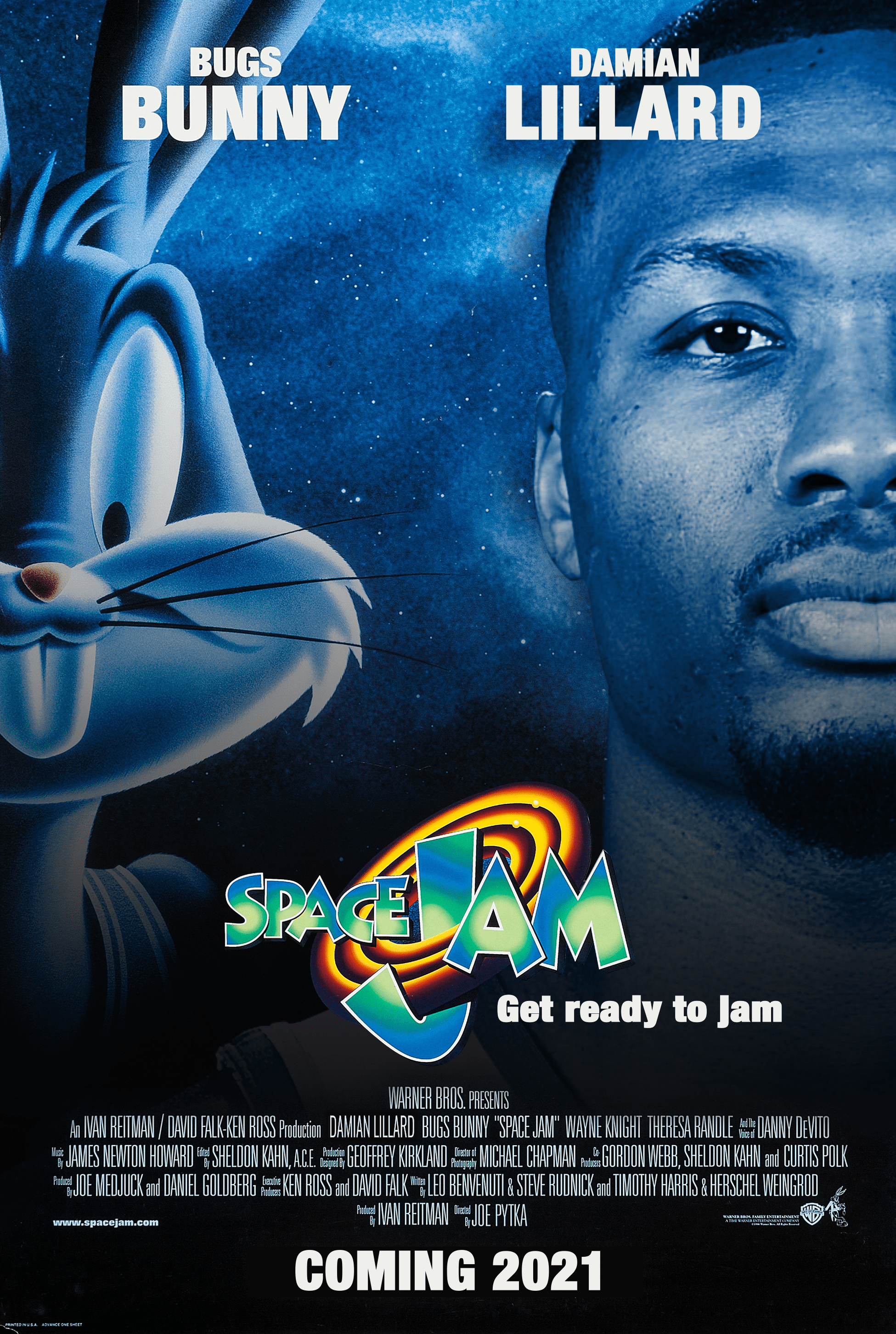 1951x2904 Report: Damian Lillard to have key role in Space Jam 2. NBC