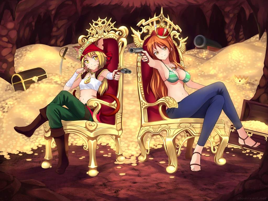 1024x768 Rich Anime Wallpaper