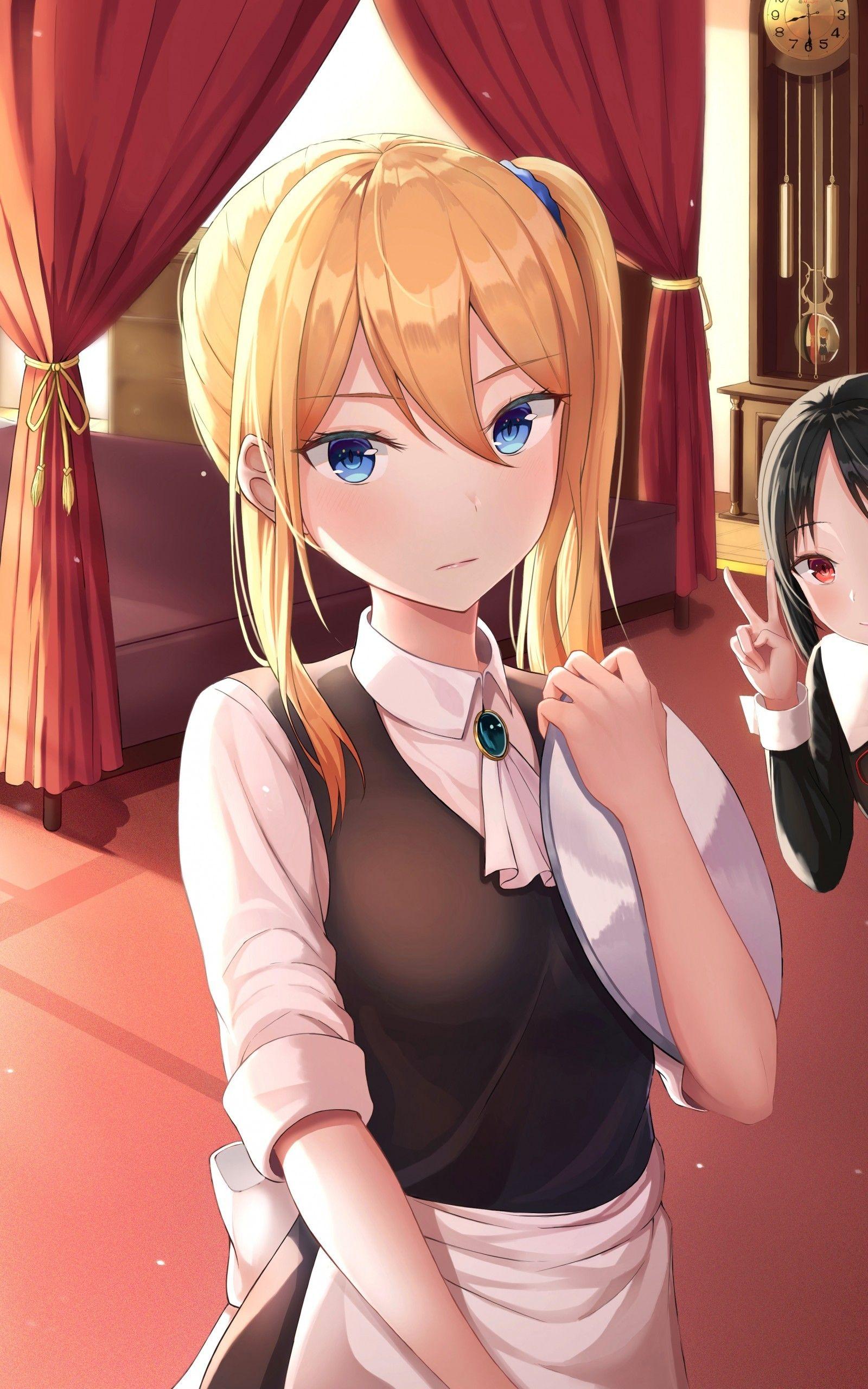 1600x2560 Download 1600x2560 Shinomiya Kaguya, Hayasaka Ai, Kaguya Sama Wa