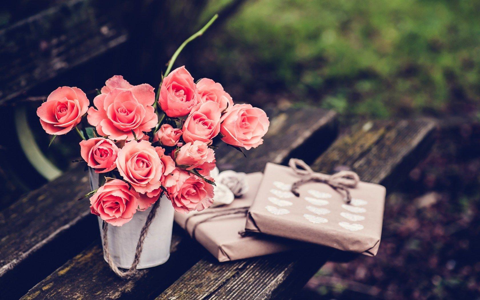 1680x1050 Vintage Desktop Wallpaper Flowers Wallpaper