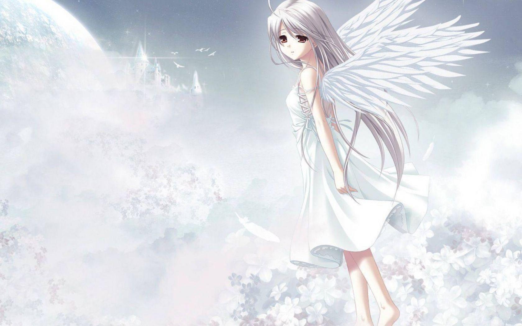 1680x1050 Tải xuống miễn phí Hình nền dễ thương Anime Angel Girl HD Phong cách HD