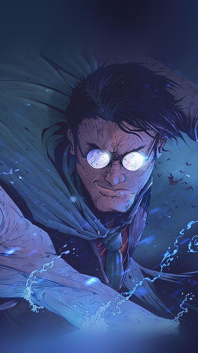 750x1334 Harry Potter Toronto Revolver Paint Illustration Art Wallpaper