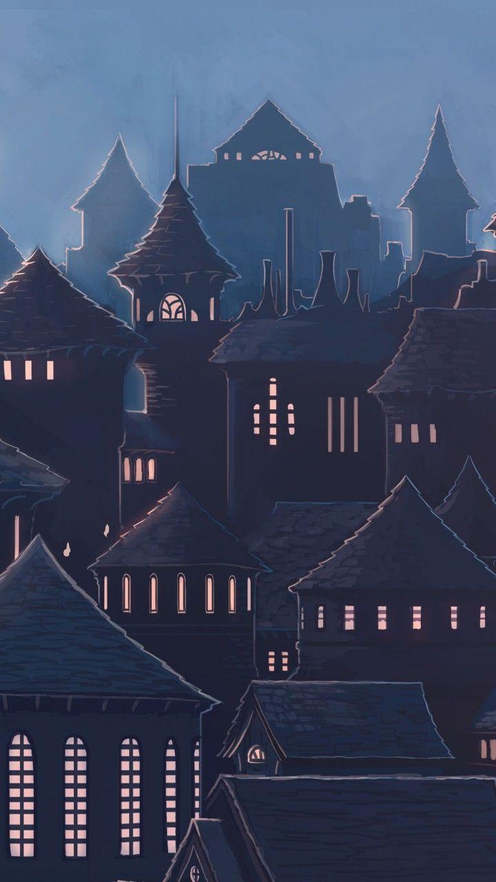 720x1280 Wallpaper Hogwarts, Harry Potter, Magic, School, 5K, Movies