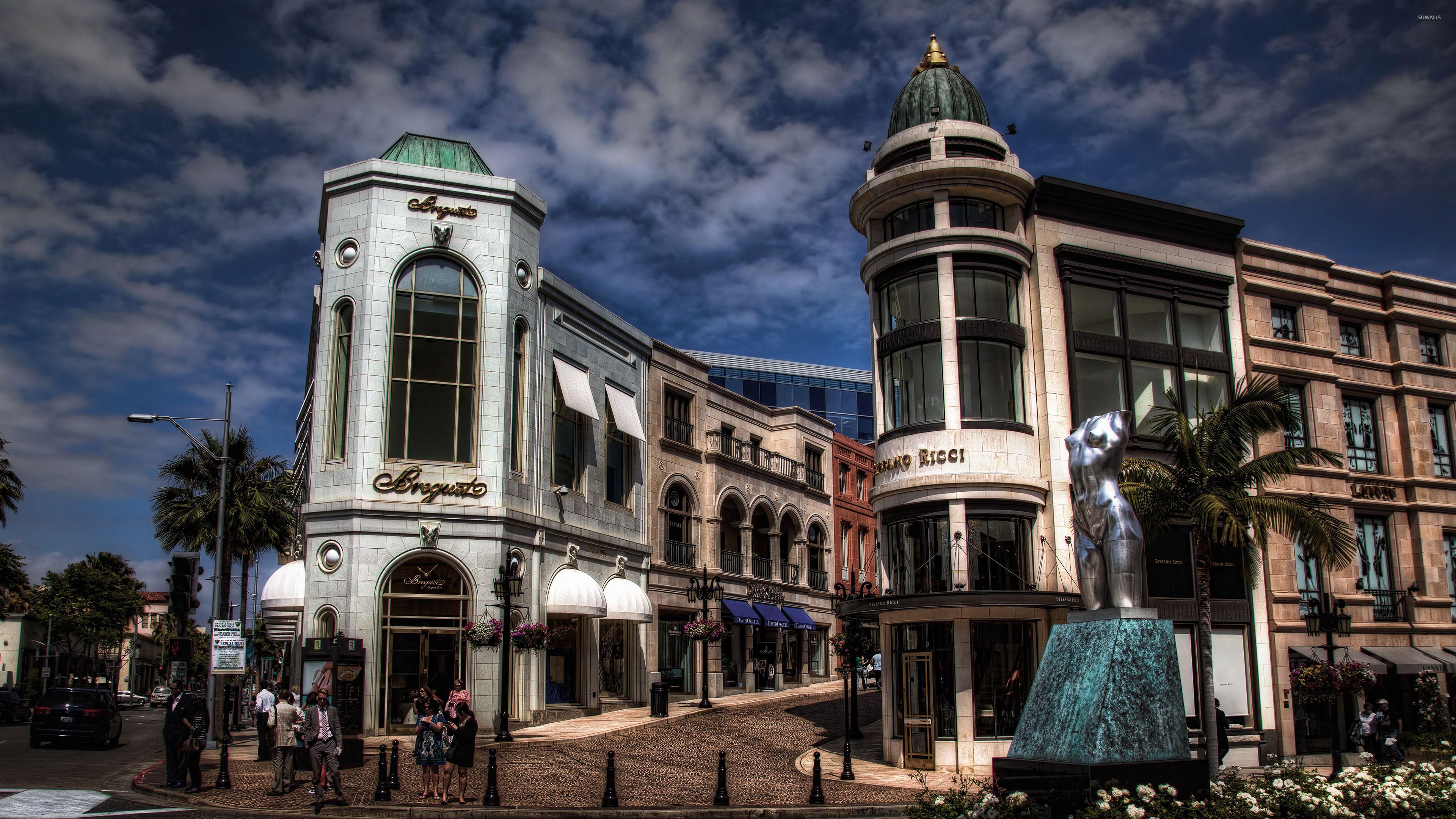 3840x2160 Rodeo Drive Hills wallpaper wallpaper