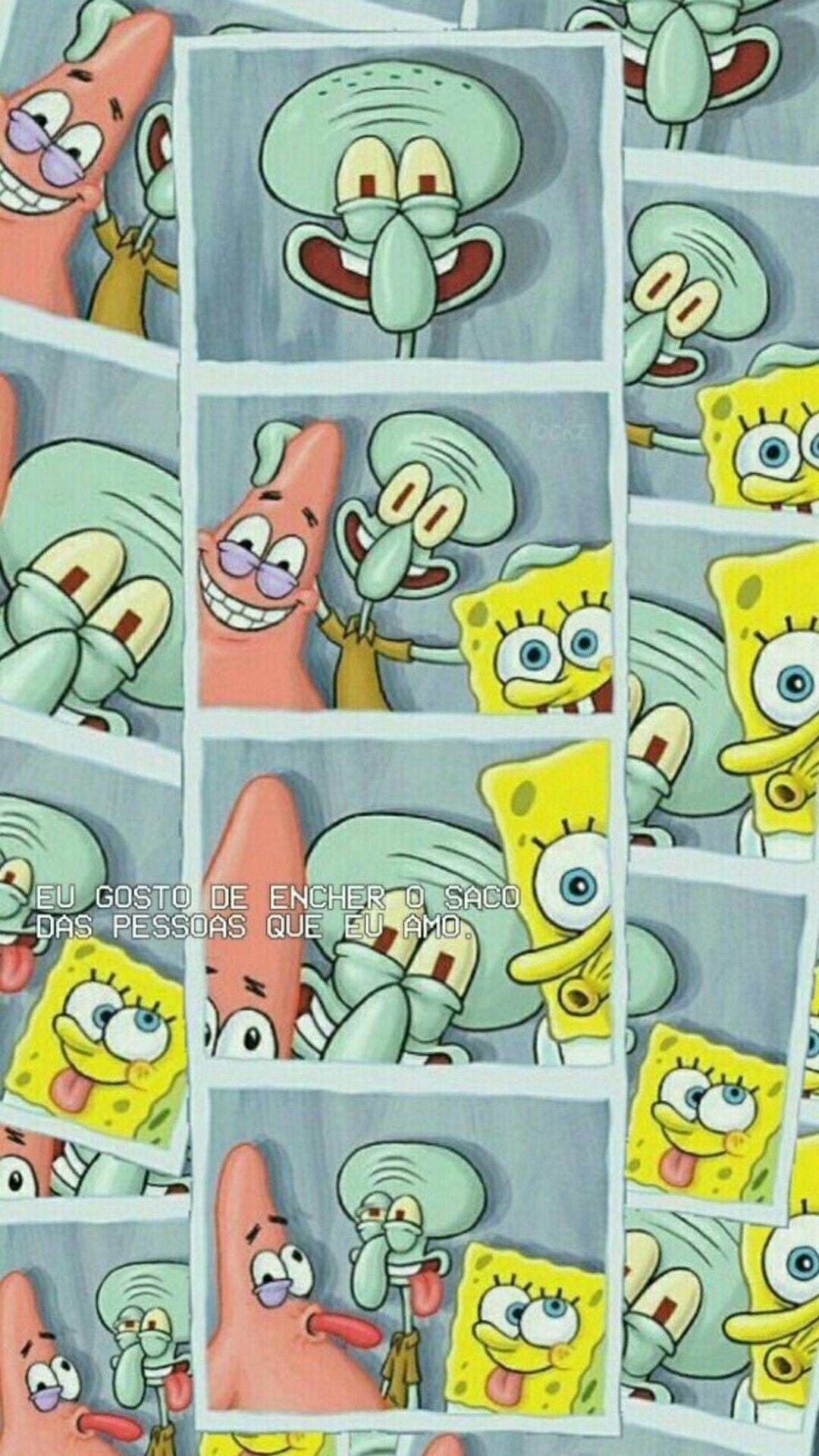 1080x1920 If i become Squidward, without being stunned i will always be like this. Kartun, Ilustrasi lucu, Kartu lucu