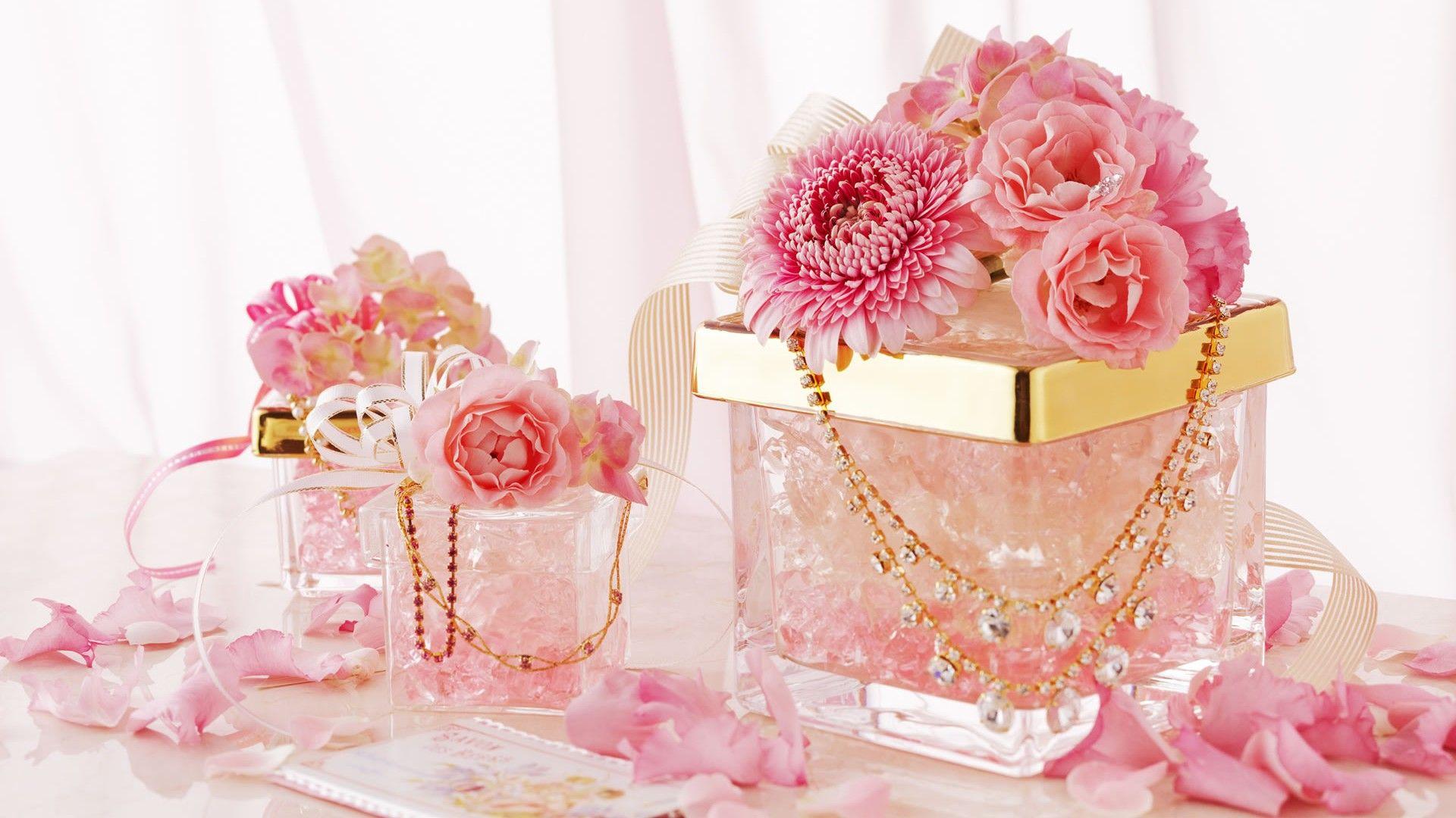 1920x1080 valentine's day flowers wallpaper