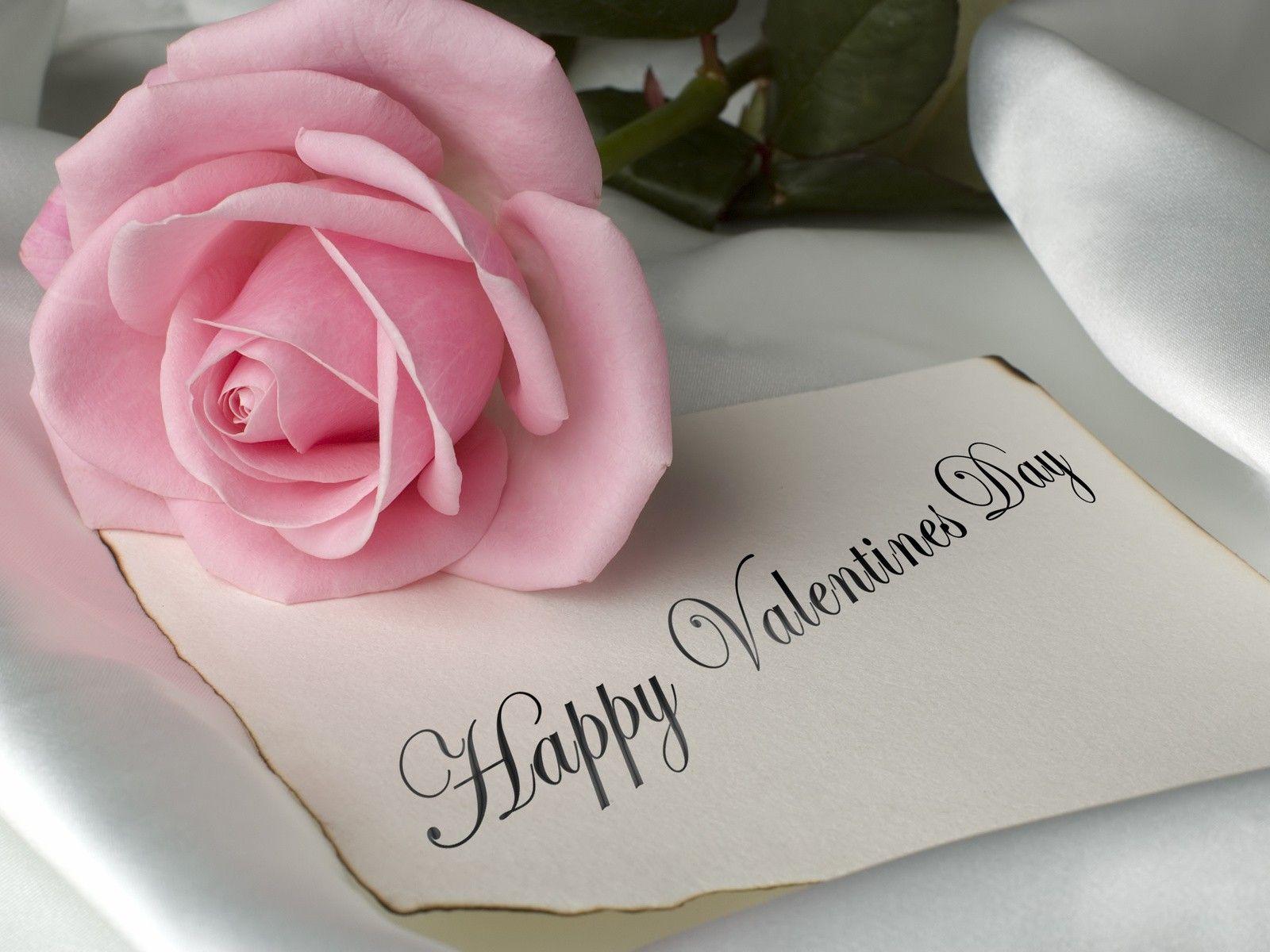 1600x1200 Flower: Happy Valentines Day Love Desktop Flower Wallpaper